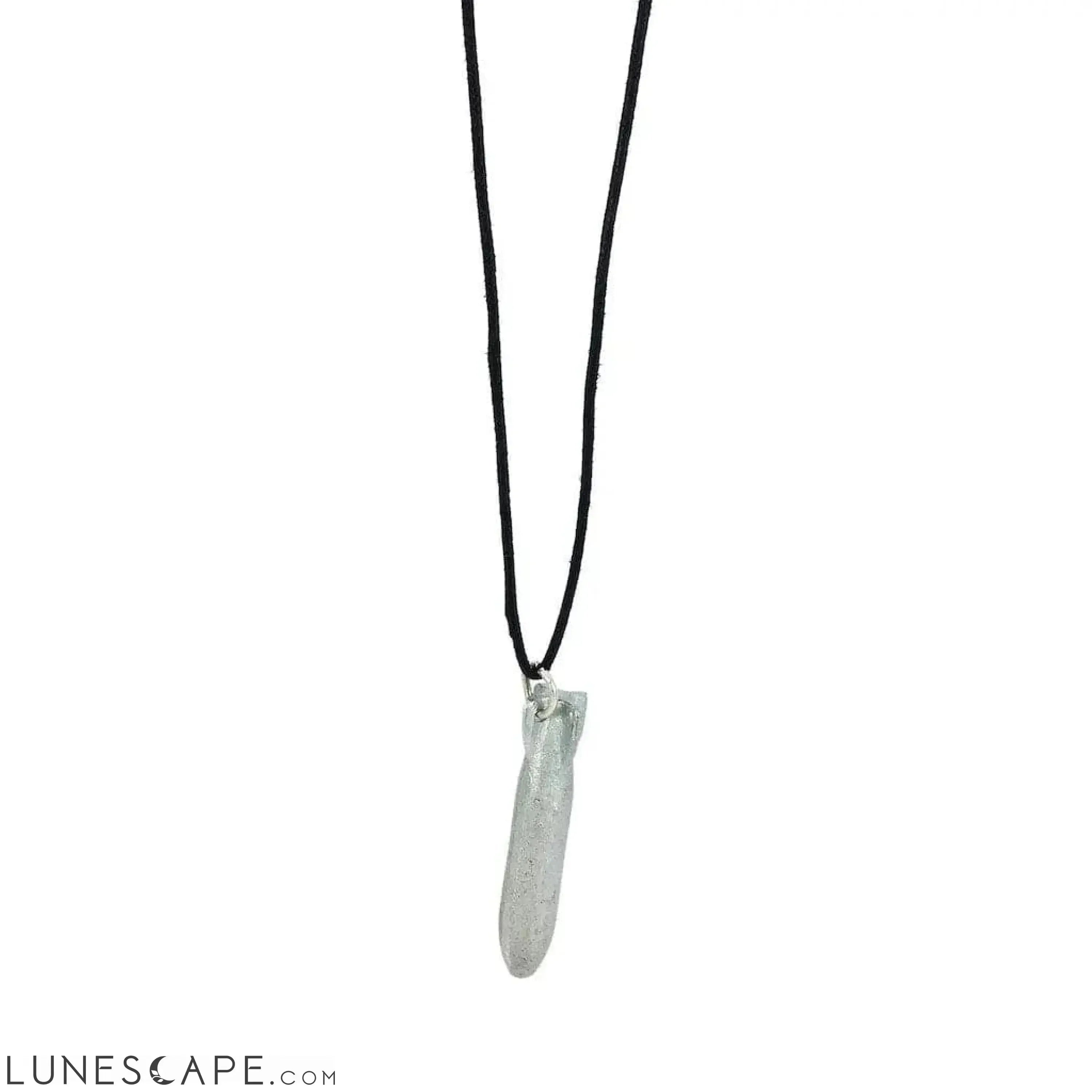 Recycled Bomb Pendant Necklace LUNESCAPE