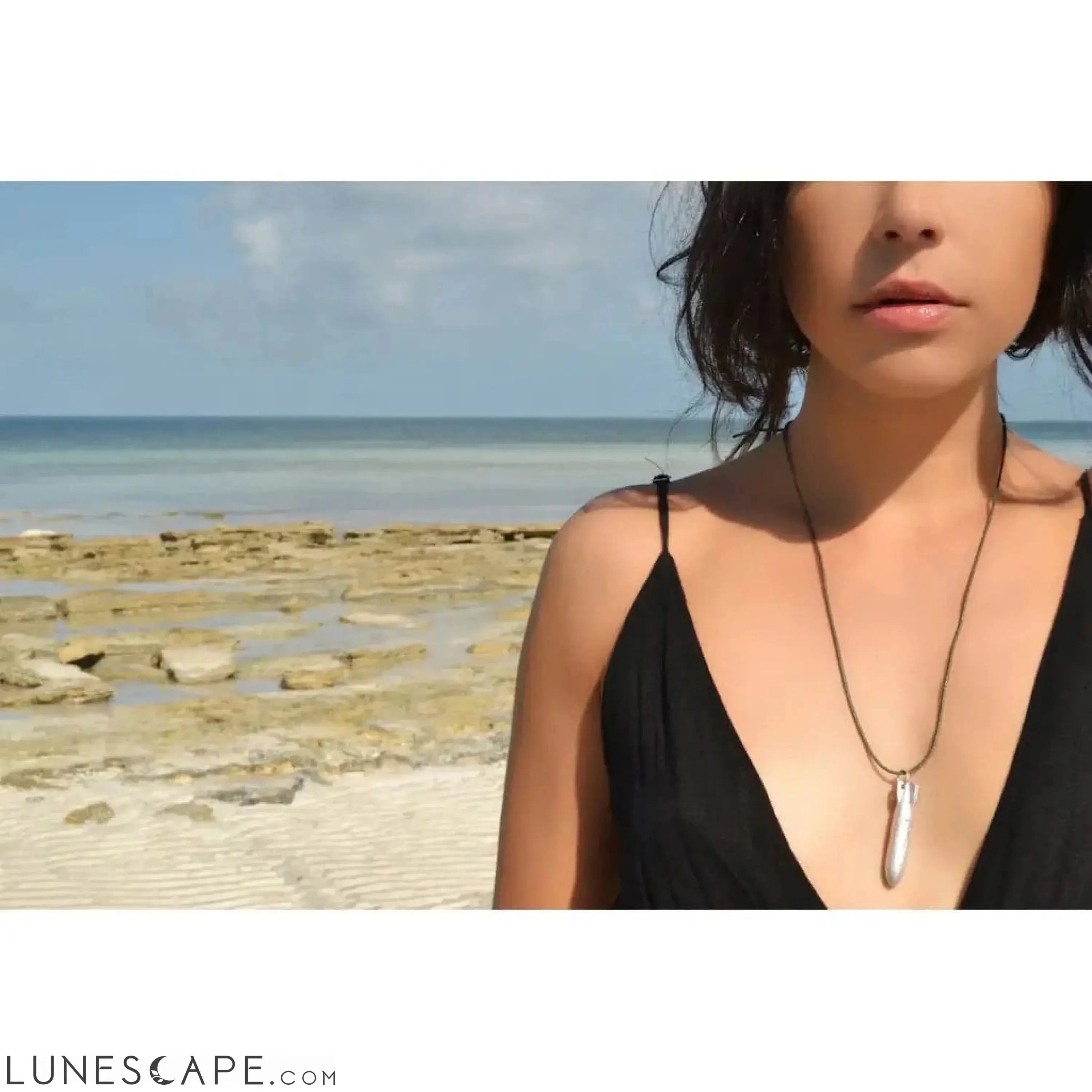 Recycled Bomb Pendant Necklace LUNESCAPE