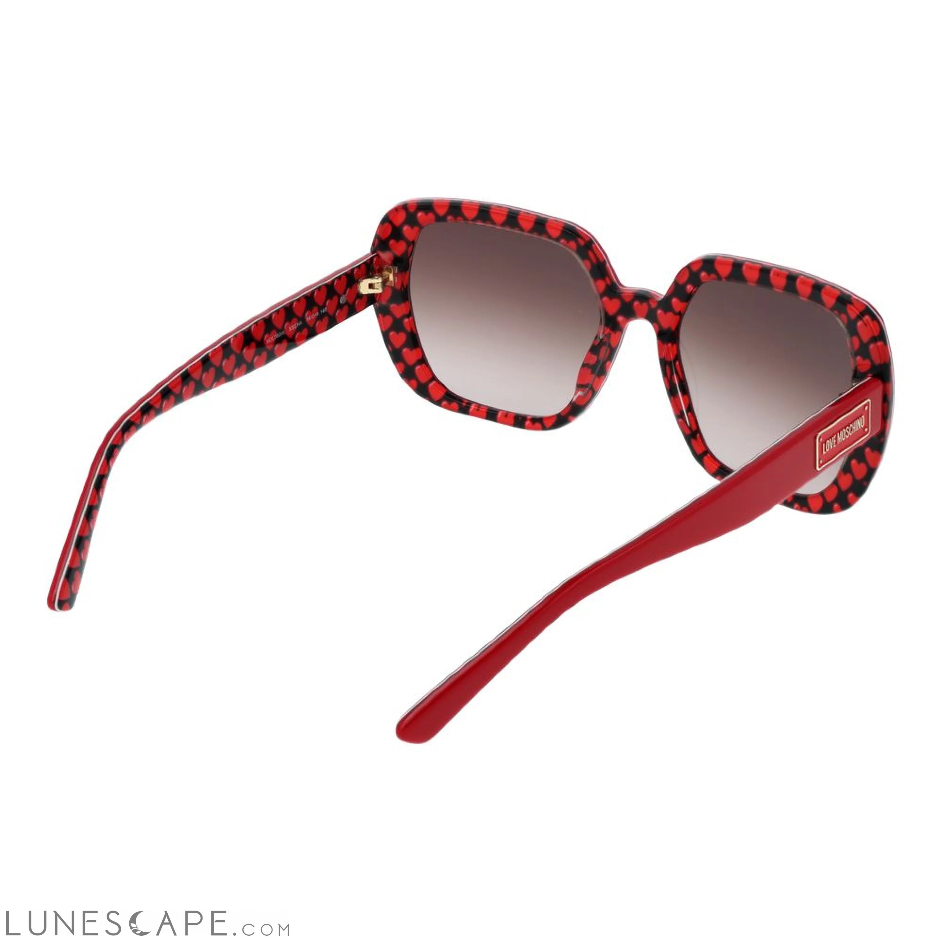 Red Women Sunglasses LUNESCAPE