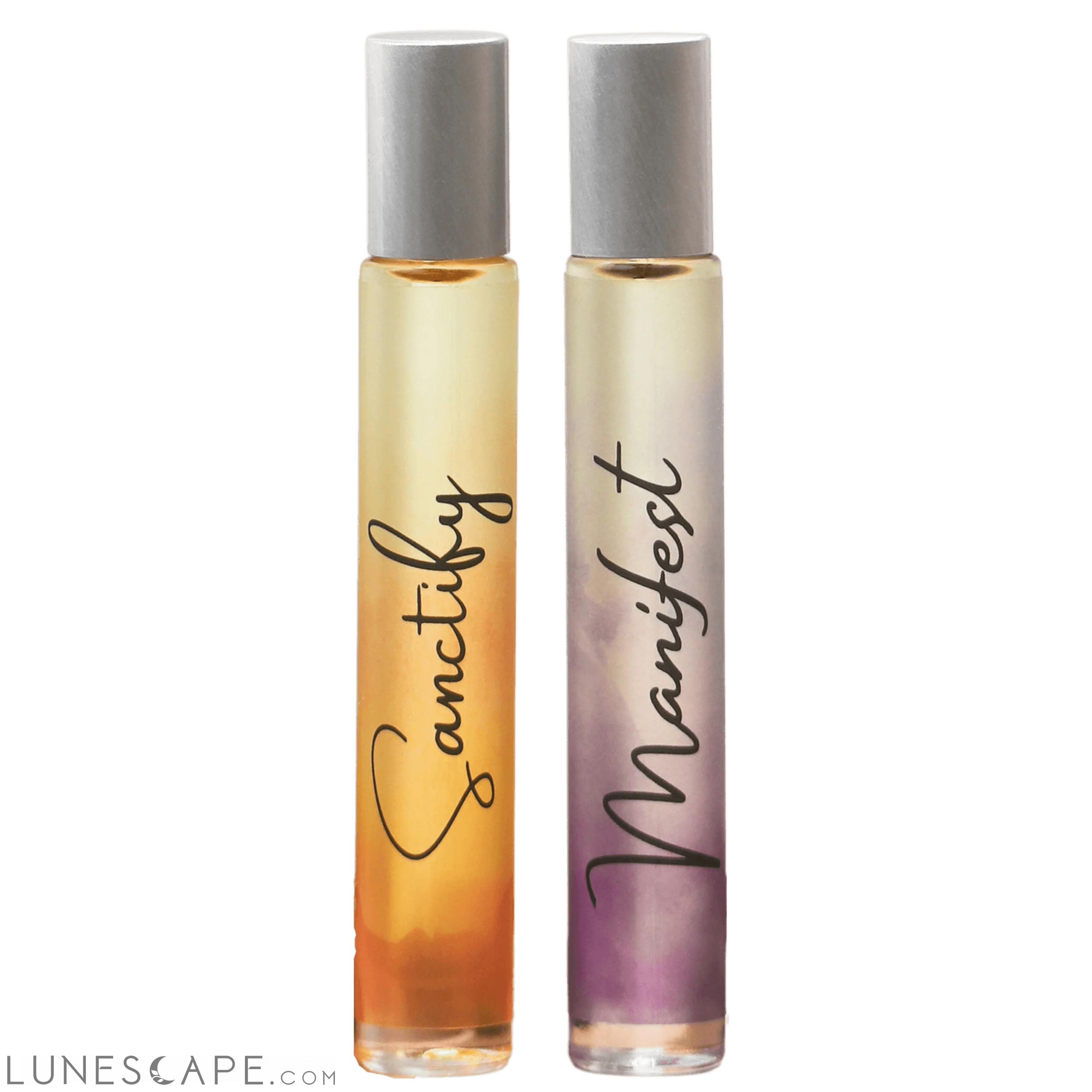 Reiki-Infused Sanctify and Manifest Rollerball Perfumes LUNESCAPE