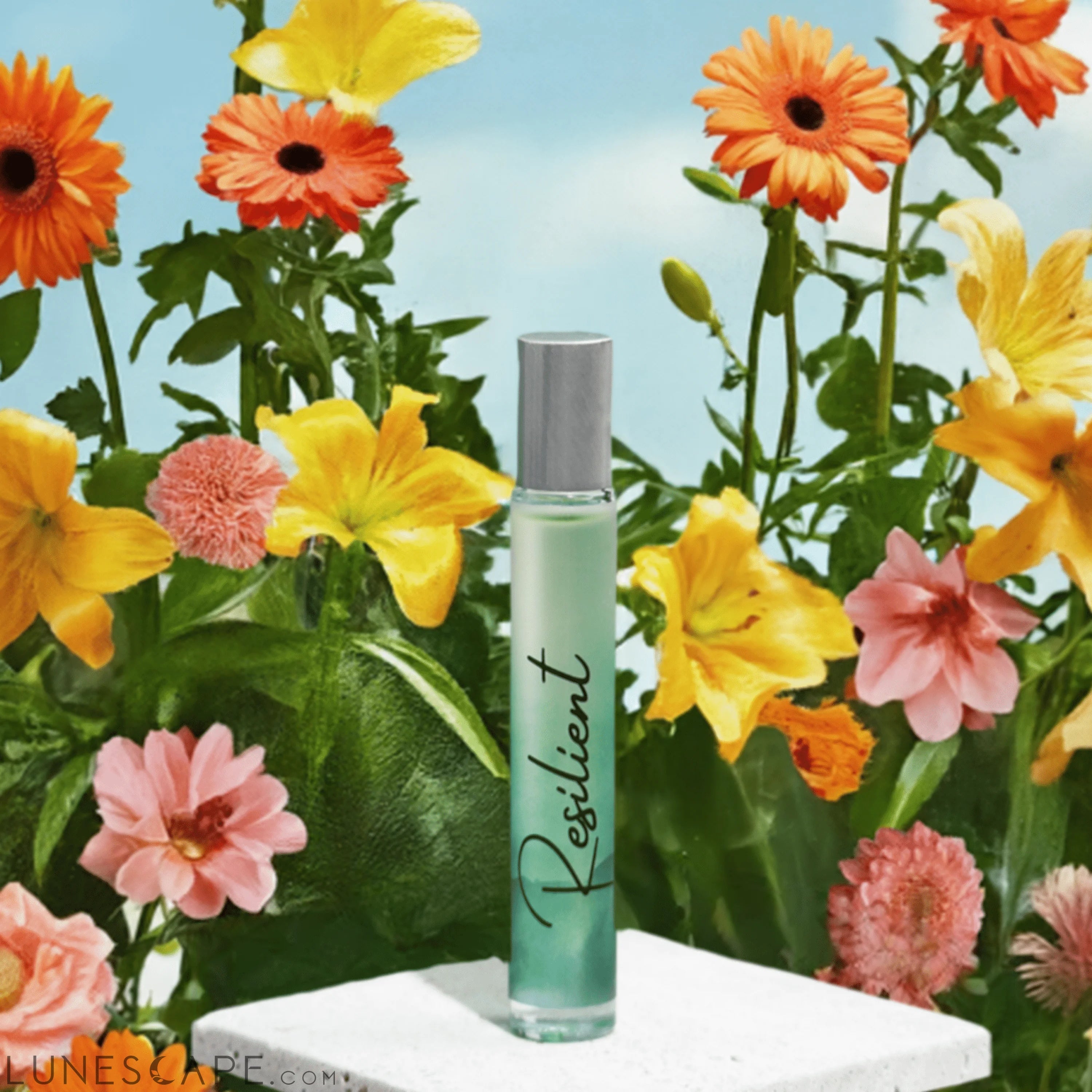 Resilient Rollerball Perfume - Cashmere, Sandalwood, Vanilla, Citrus & Floral LUNESCAPE