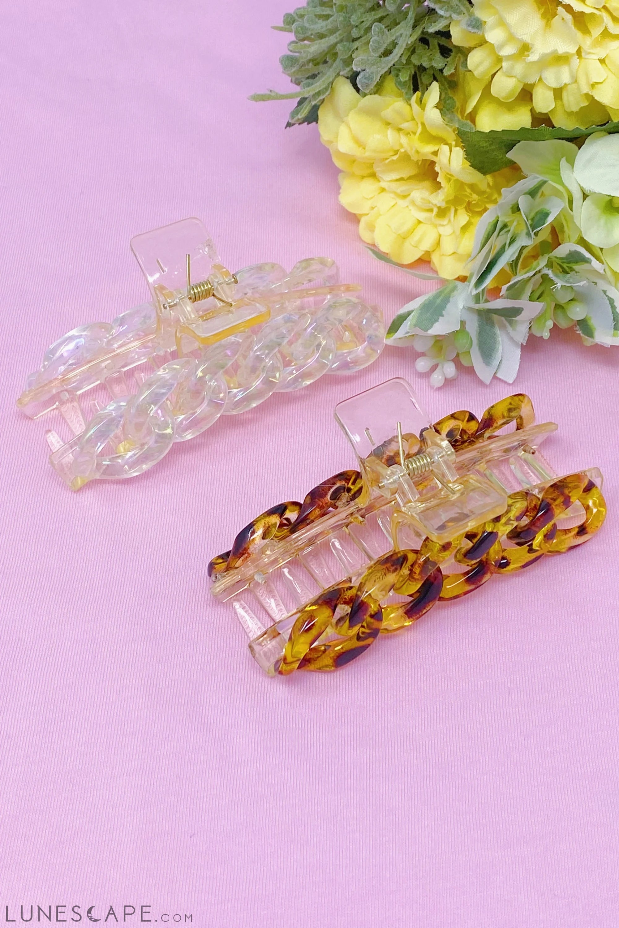 Resin Link Hair Claw Set LUNESCAPE