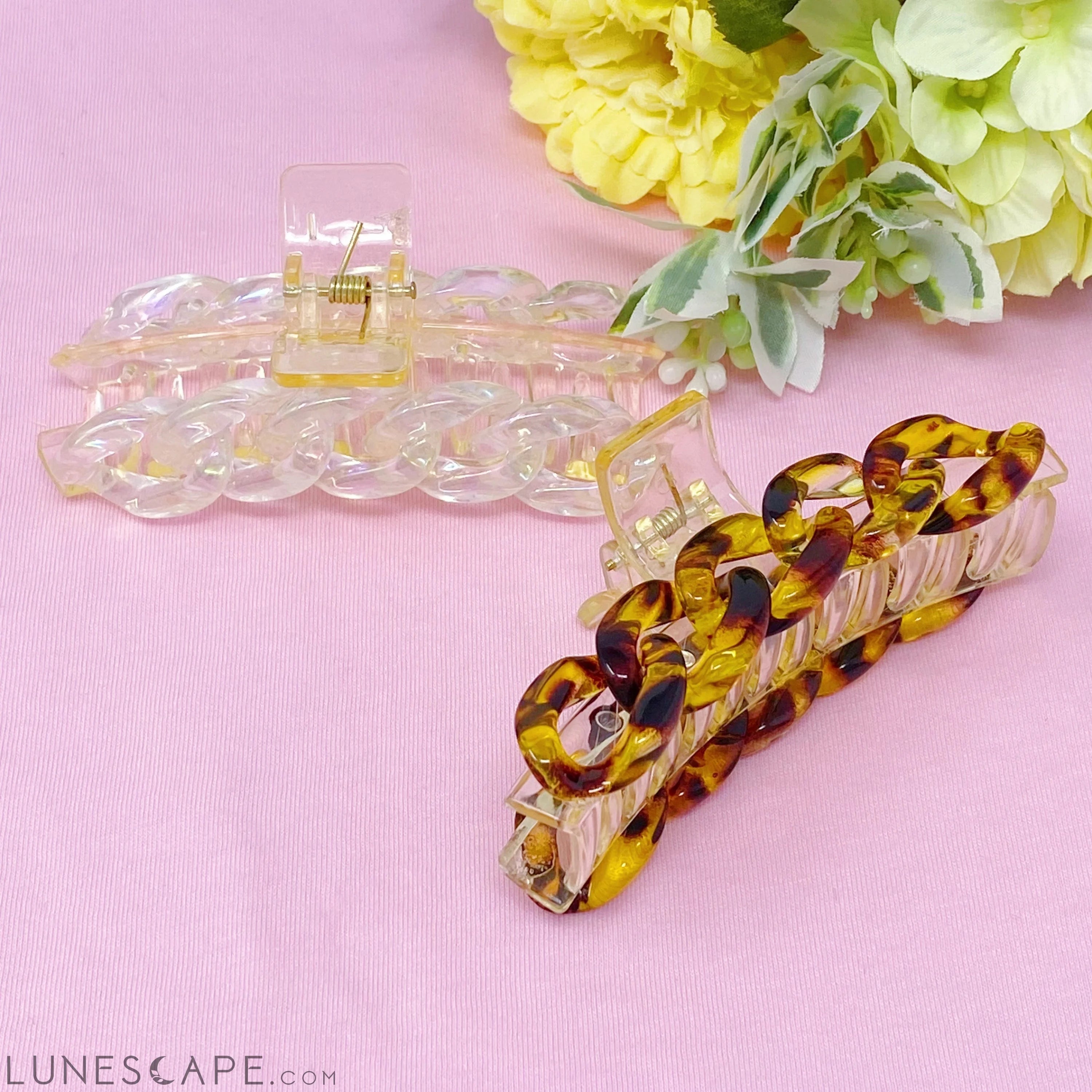 Resin Link Hair Claw Set LUNESCAPE