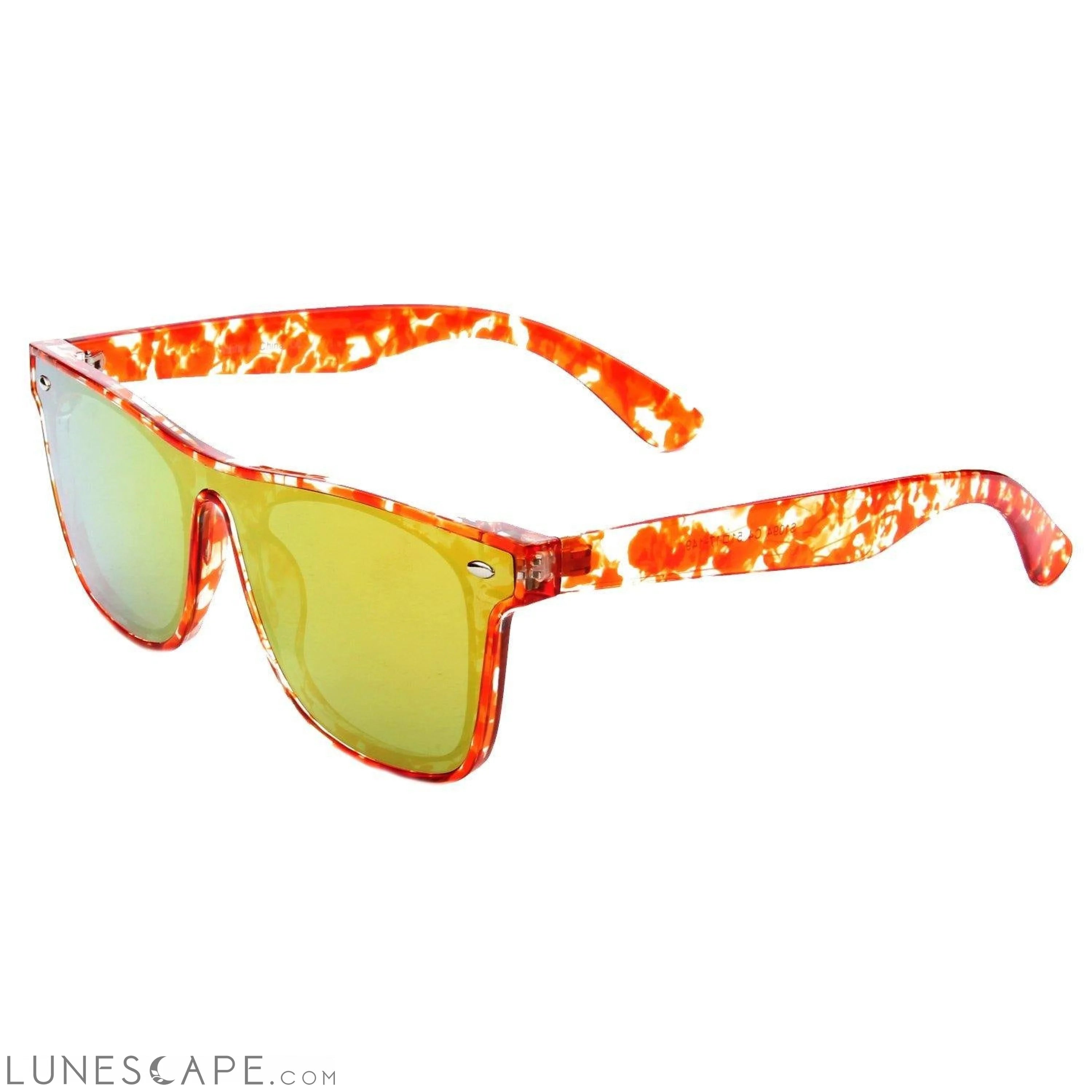 Retro Lucite Sunglasses LUNESCAPE