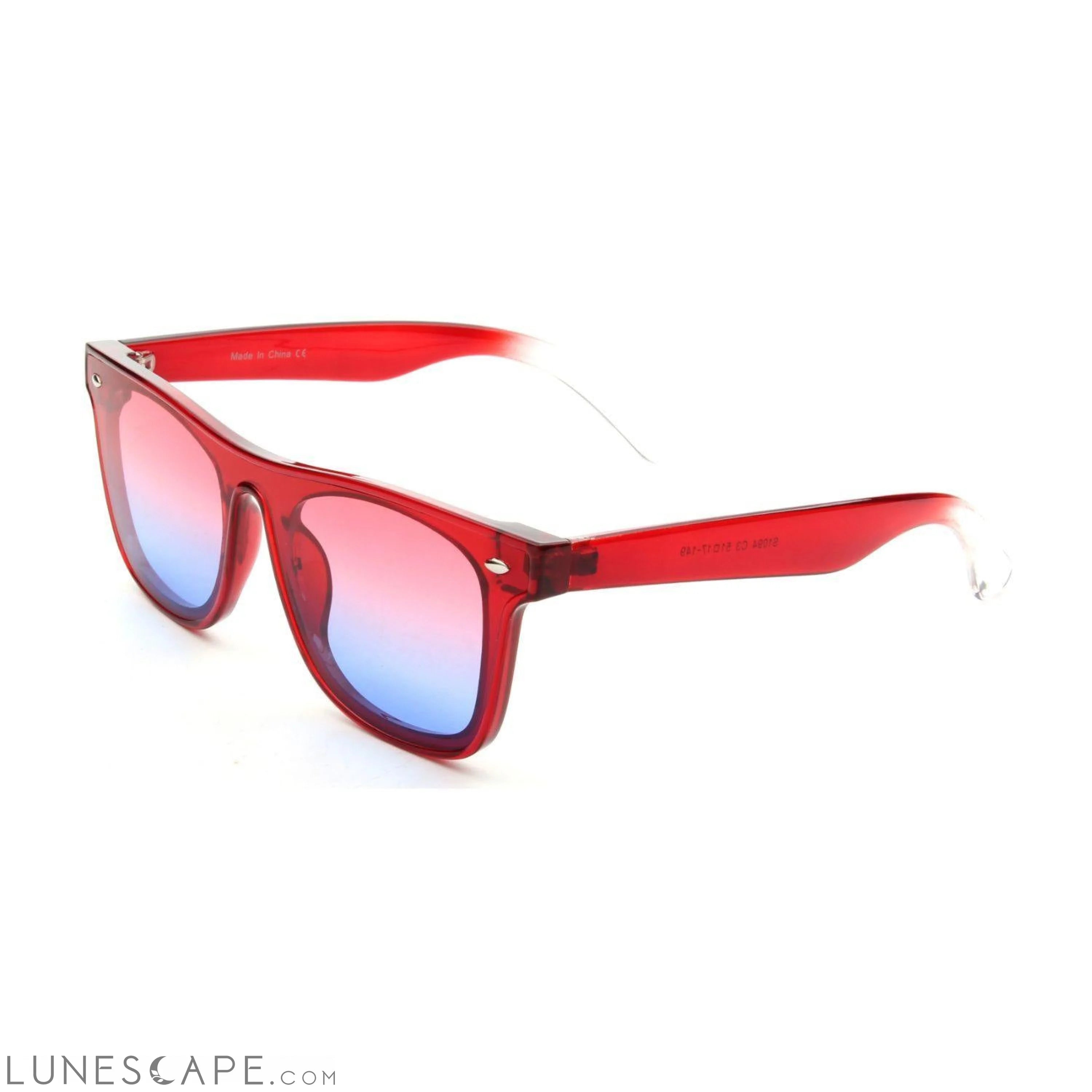 Retro Lucite Sunglasses LUNESCAPE