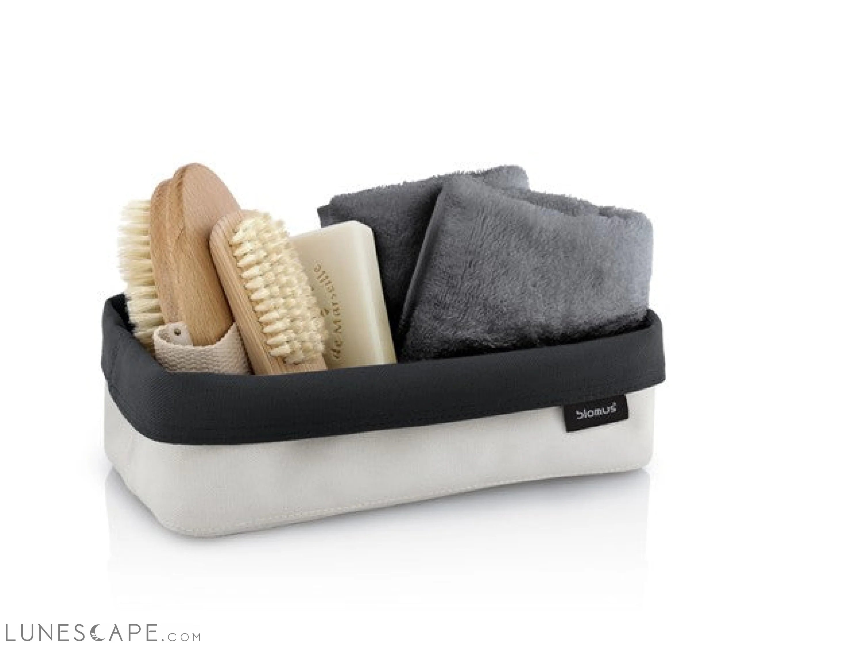 Reversible Storage Basket, Sand & Anthracite - Large LUNESCAPE