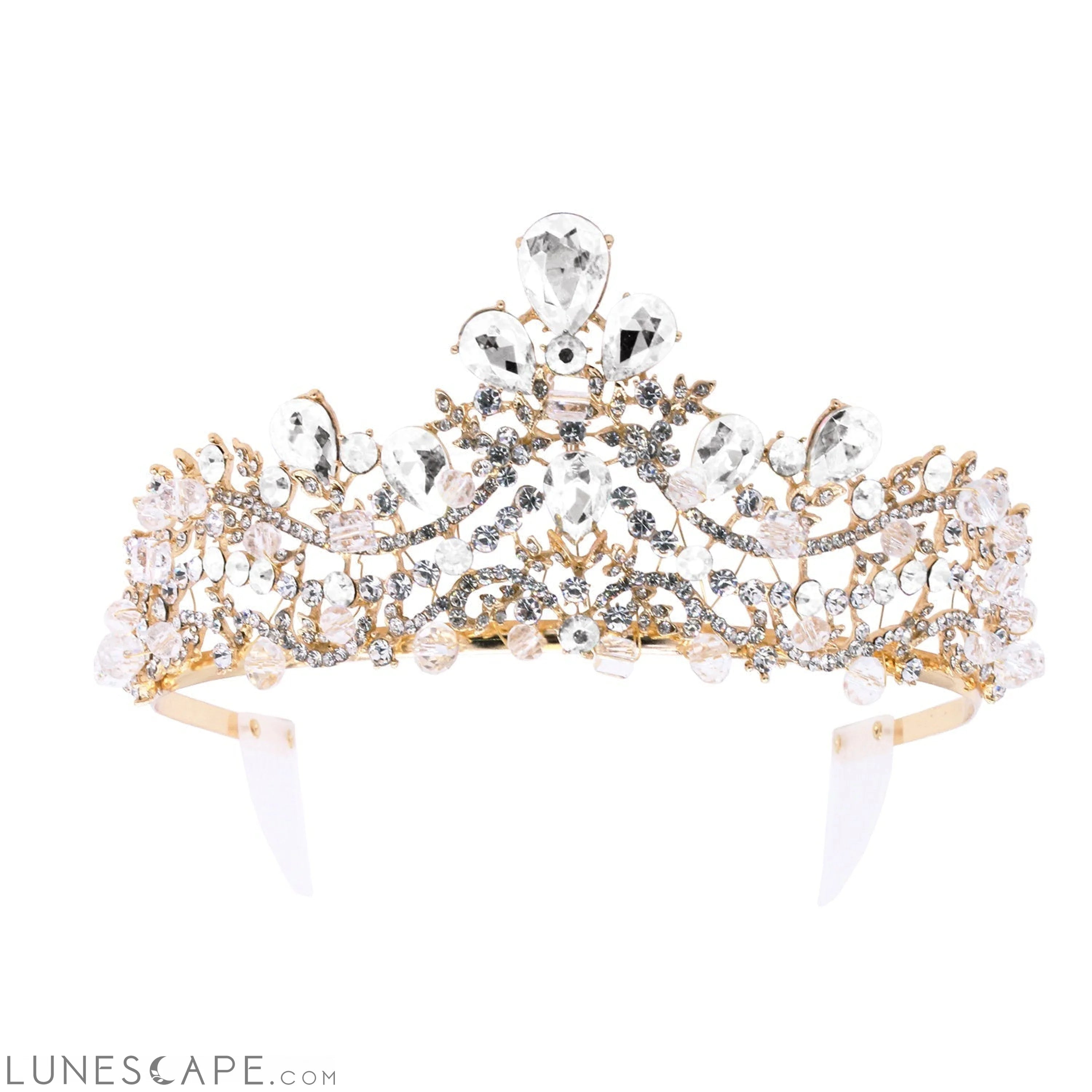 Rhinestone Bridal Tiara LUNESCAPE