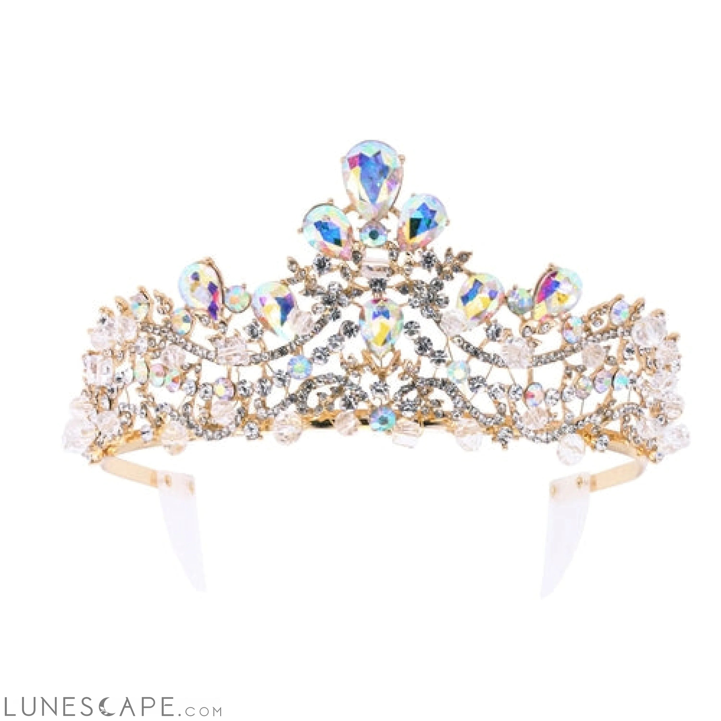 Rhinestone Bridal Tiara LUNESCAPE
