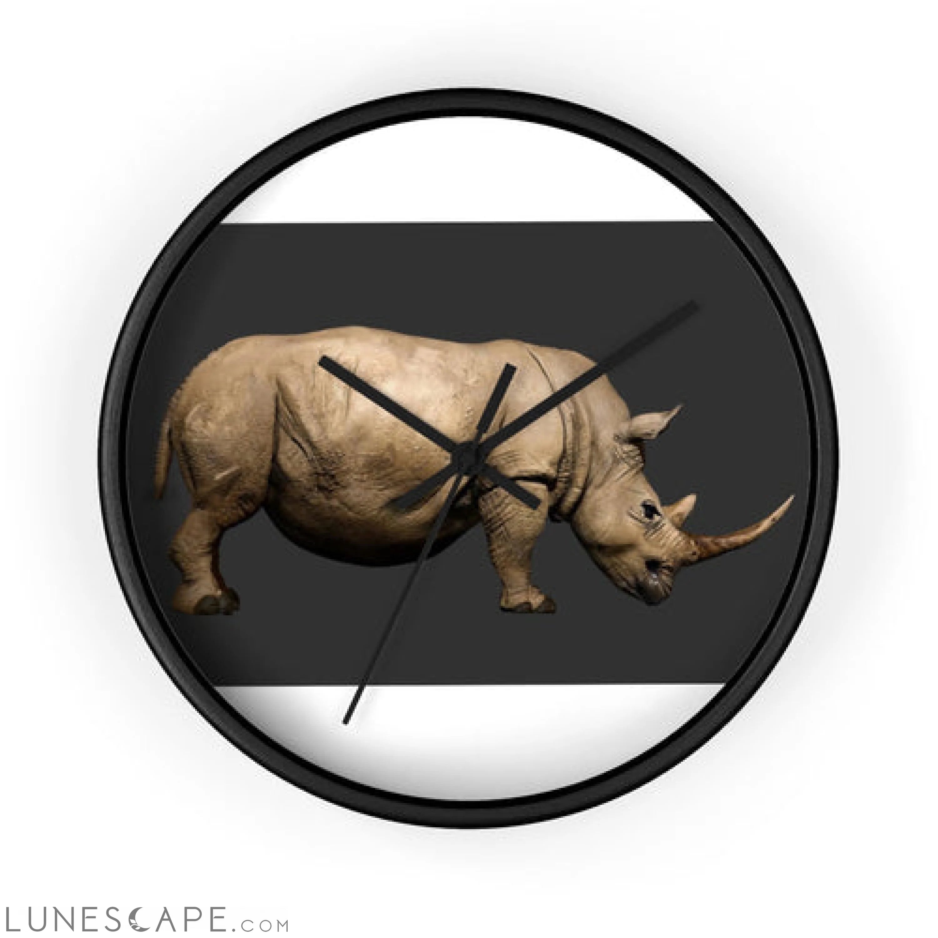Rhino Wall clock LUNESCAPE