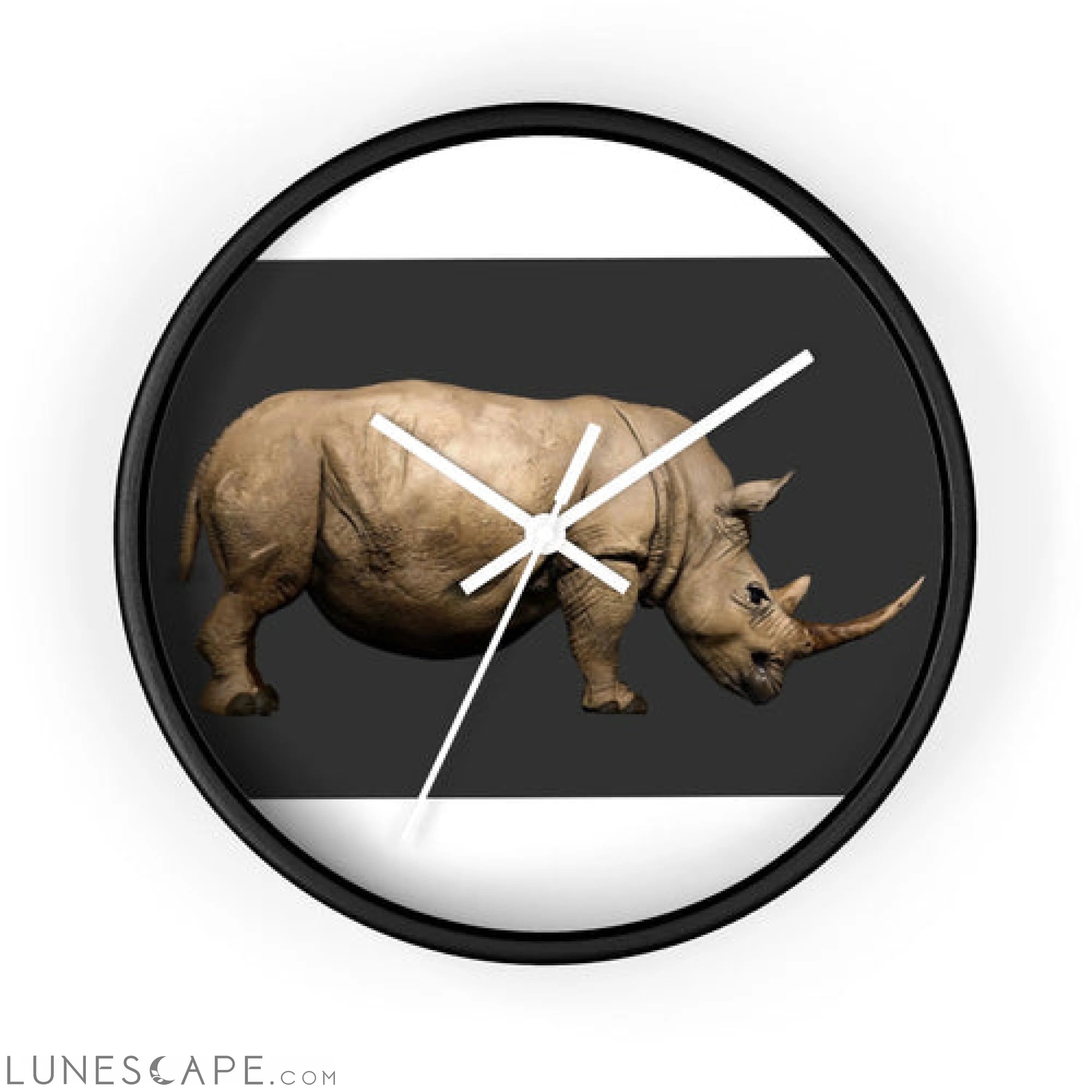 Rhino Wall clock LUNESCAPE