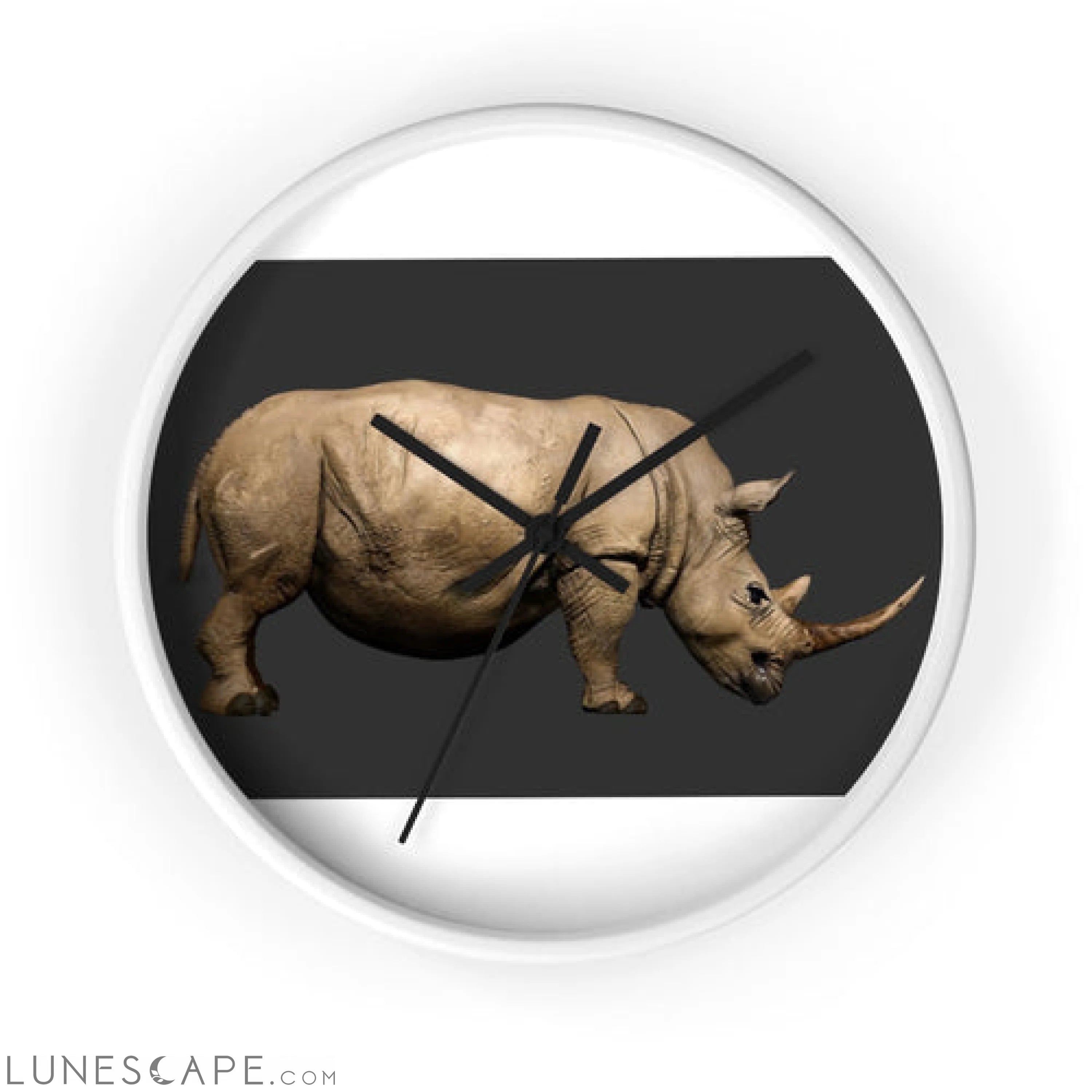 Rhino Wall clock LUNESCAPE