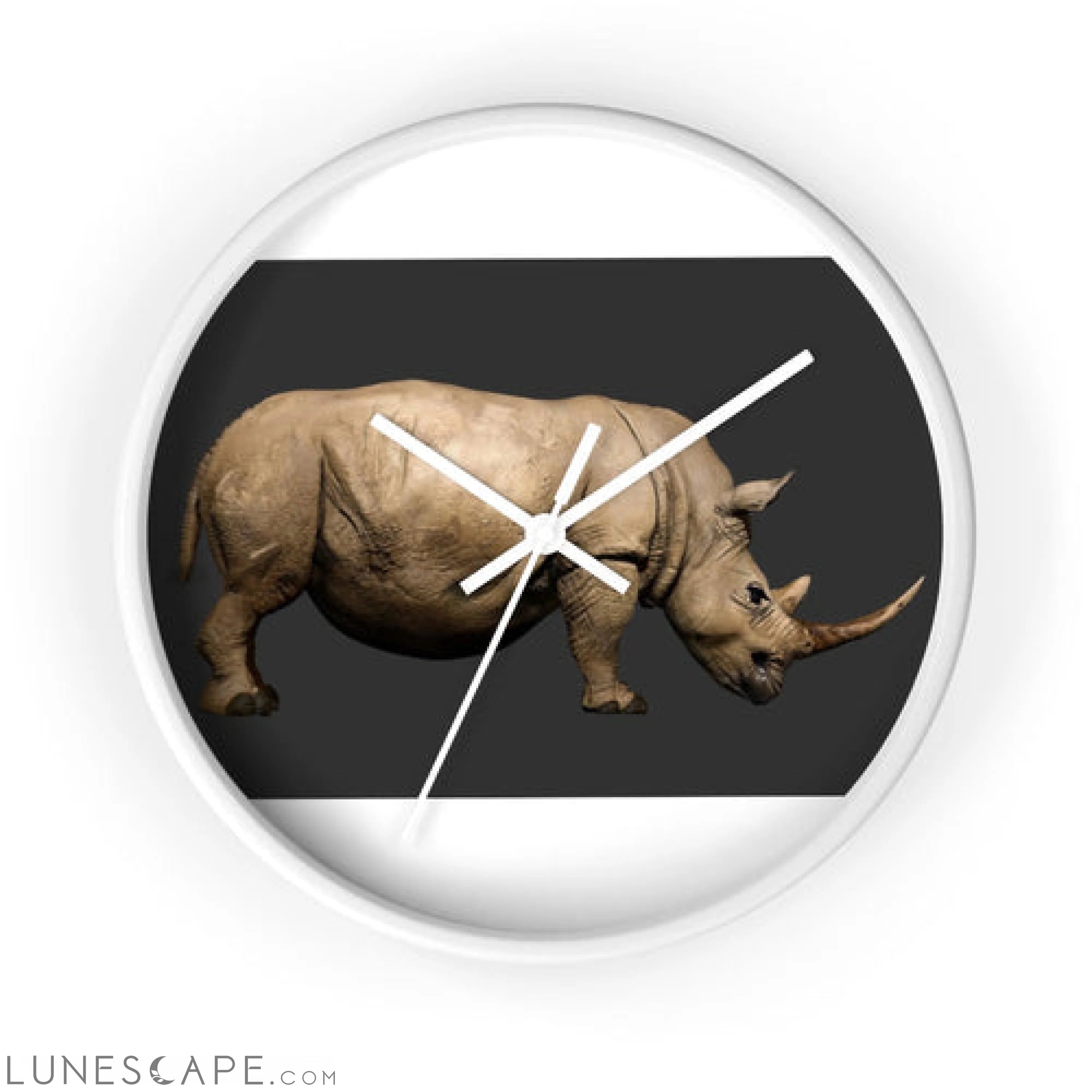 Rhino Wall clock LUNESCAPE