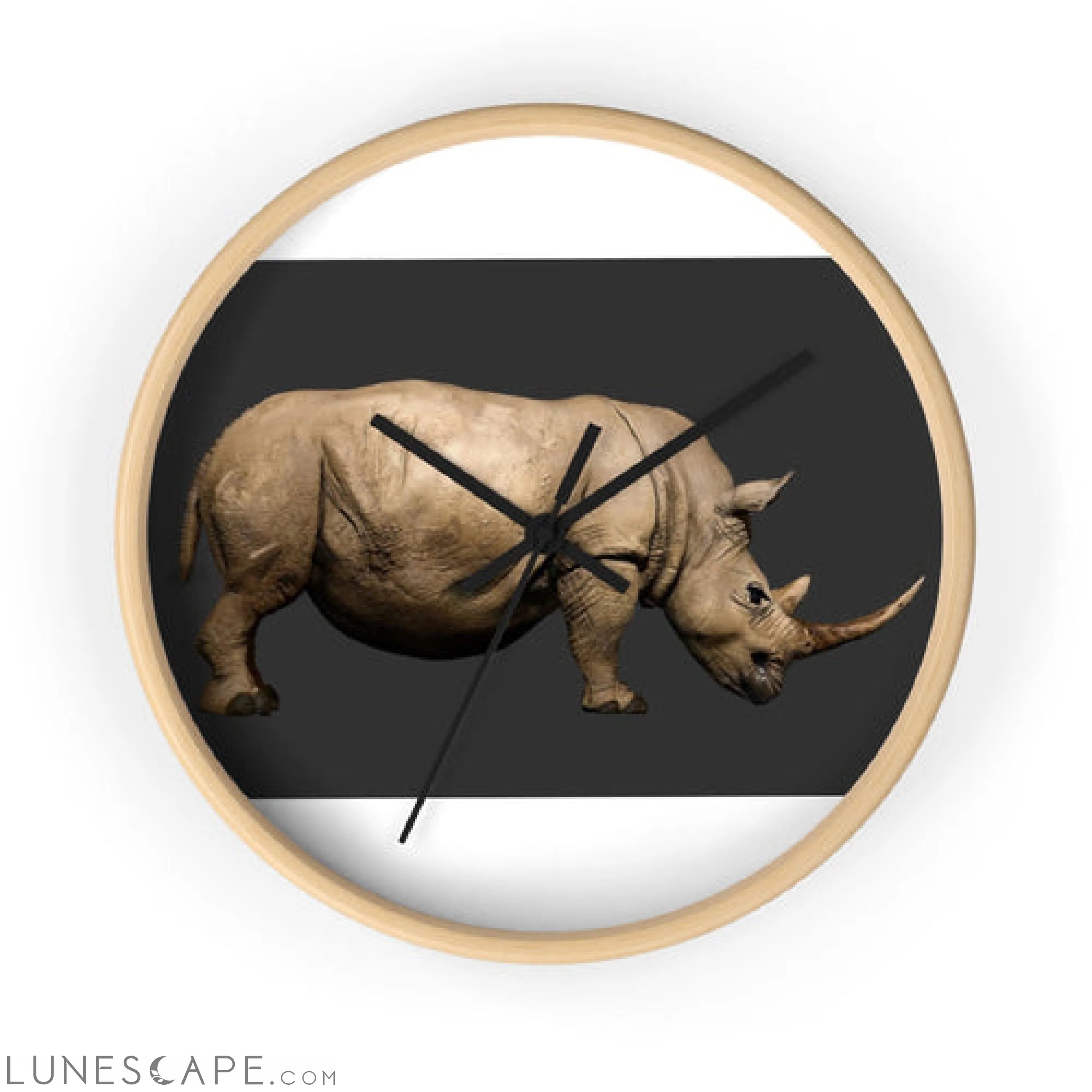 Rhino Wall clock LUNESCAPE