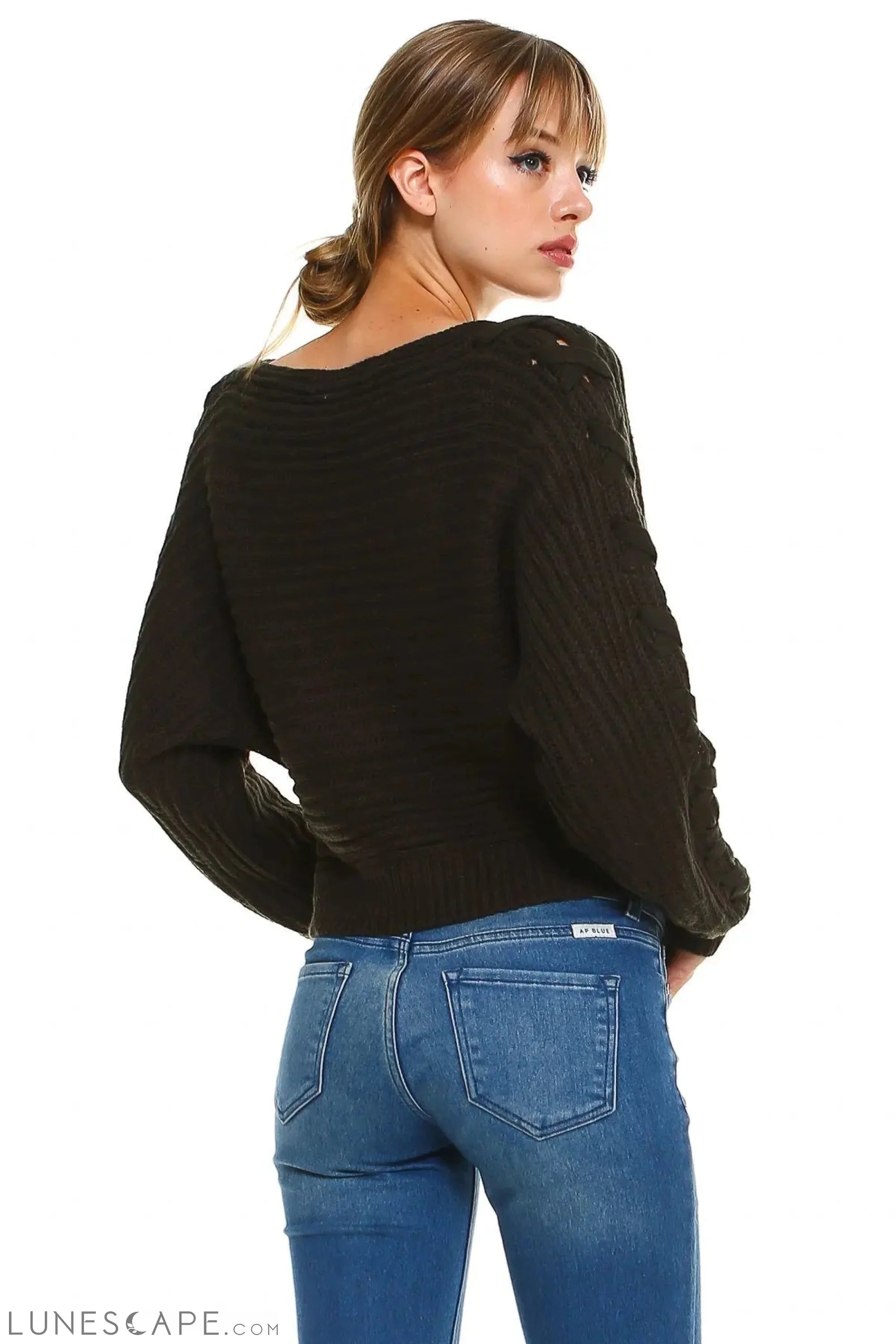 Ribbed Chunky Sweater LUNESCAPE