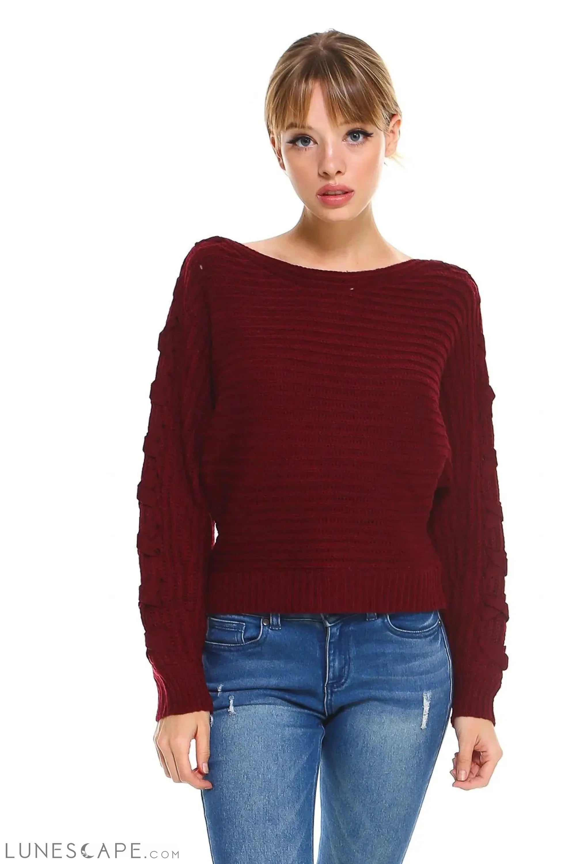 Ribbed Chunky Sweater LUNESCAPE