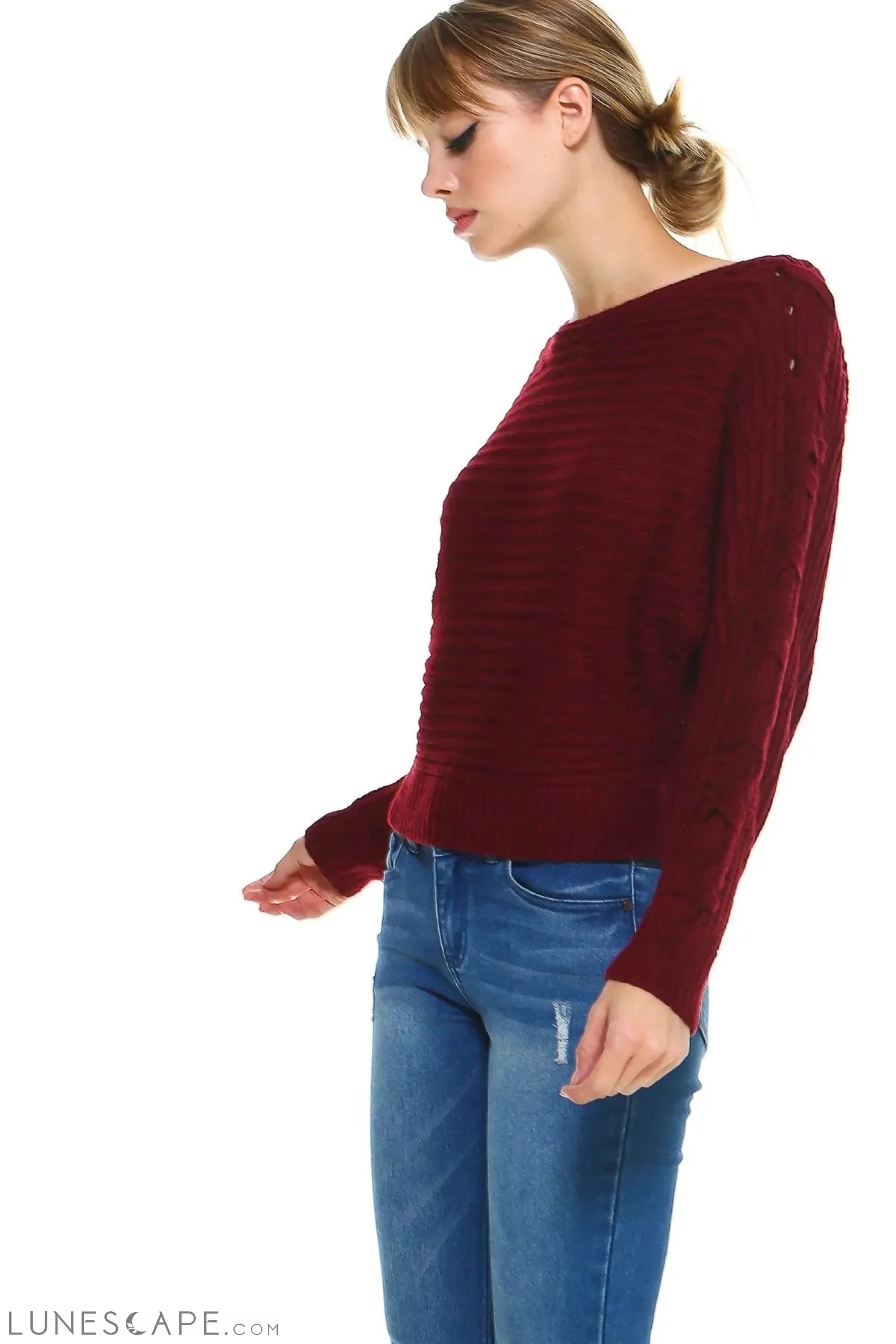 Ribbed Chunky Sweater LUNESCAPE