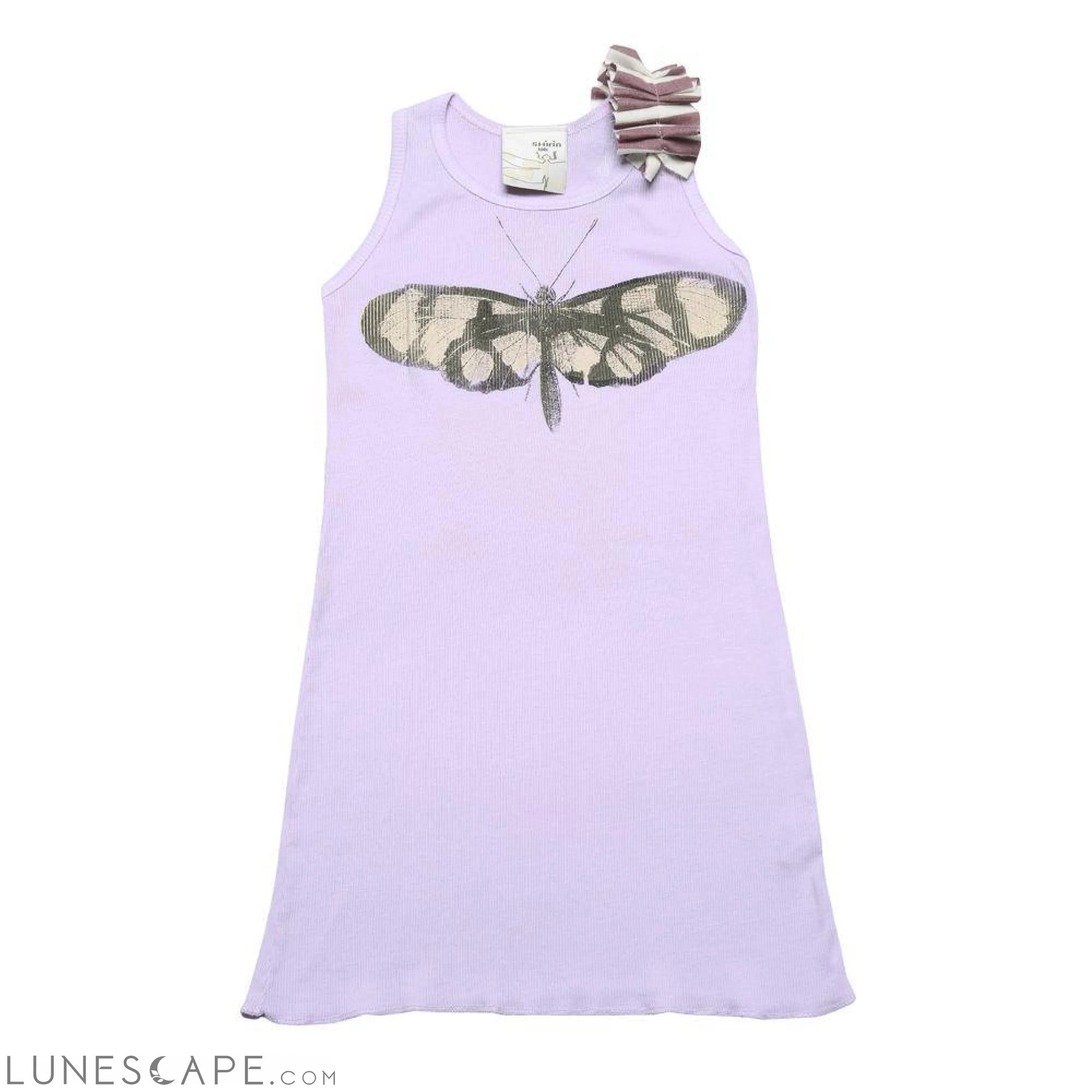 Ribbed Tank Dress - Butterfly LUNESCAPE