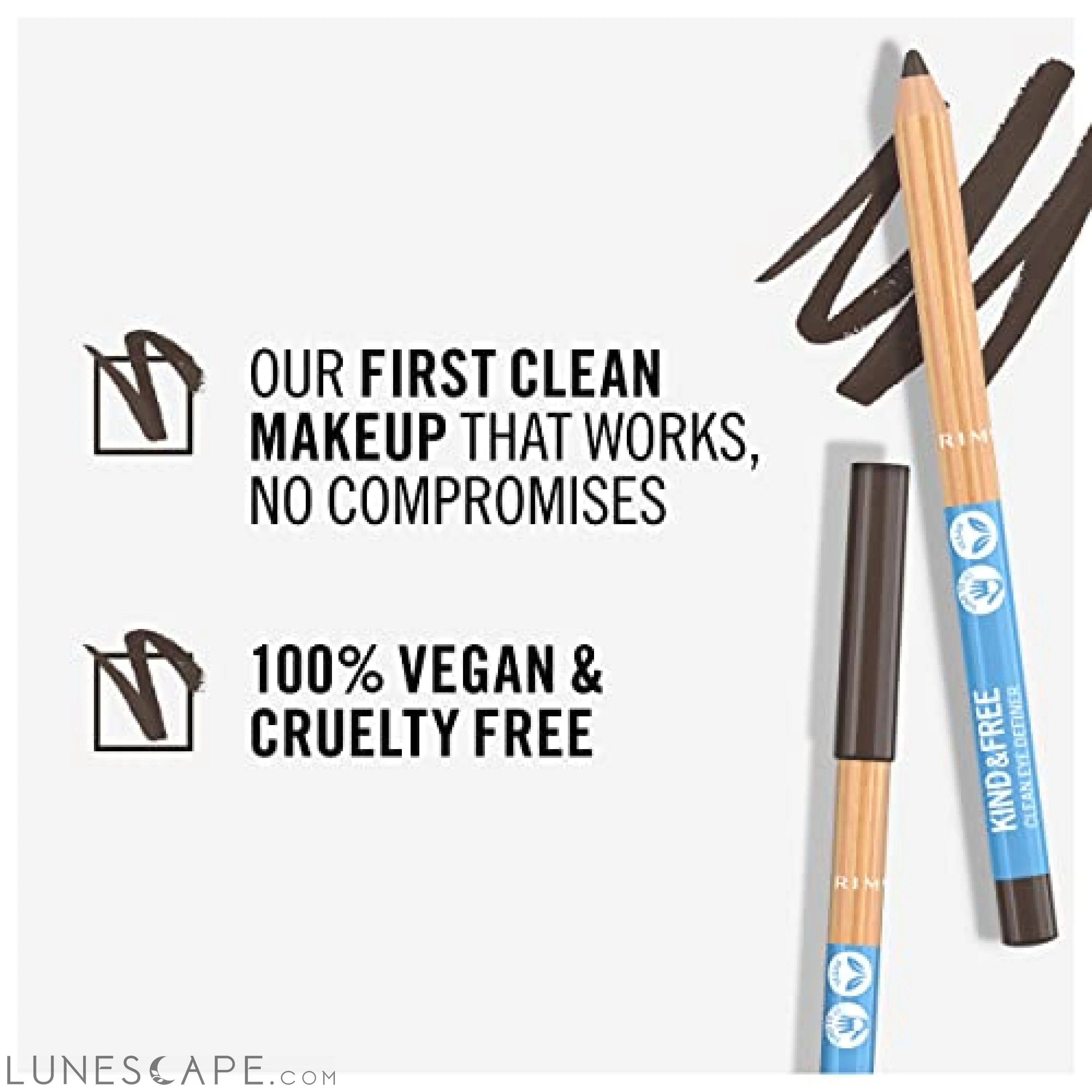 RIMMEL Kind & Free Clean Eyeliner Pencil LUNESCAPE