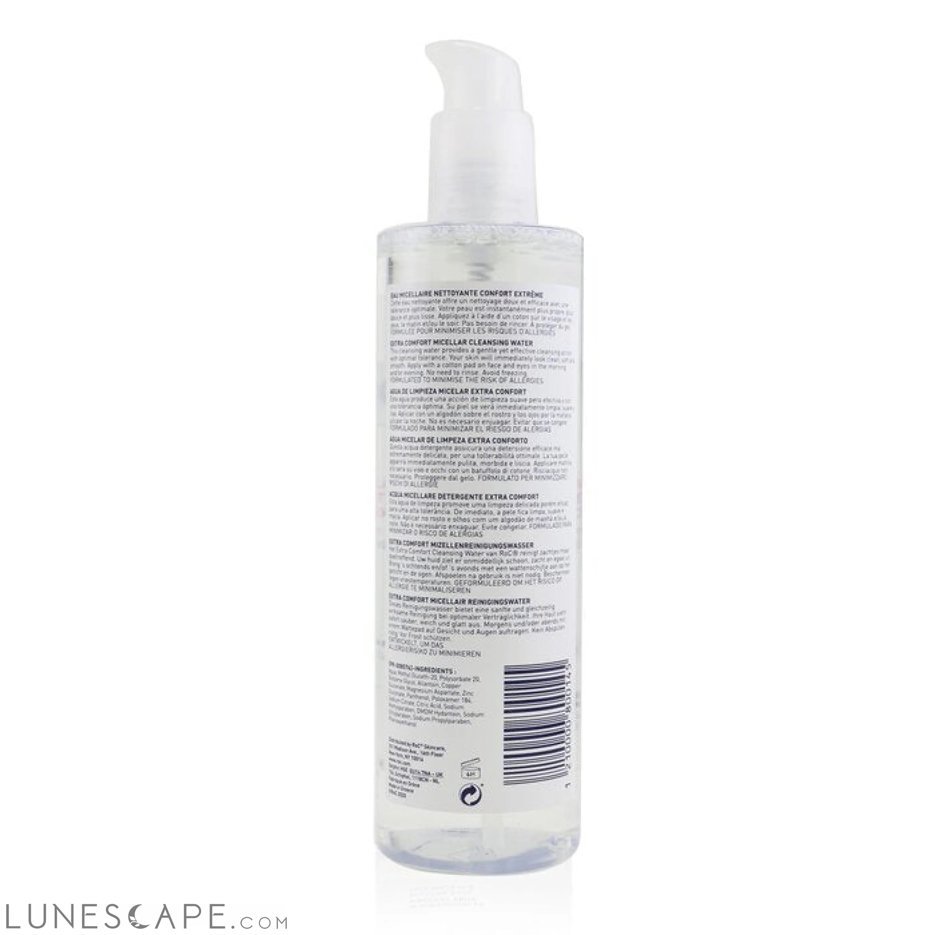 ROC - Extra Comfort Micellar Cleansing Water (Sensitive Skin, Face & Eyes) LUNESCAPE