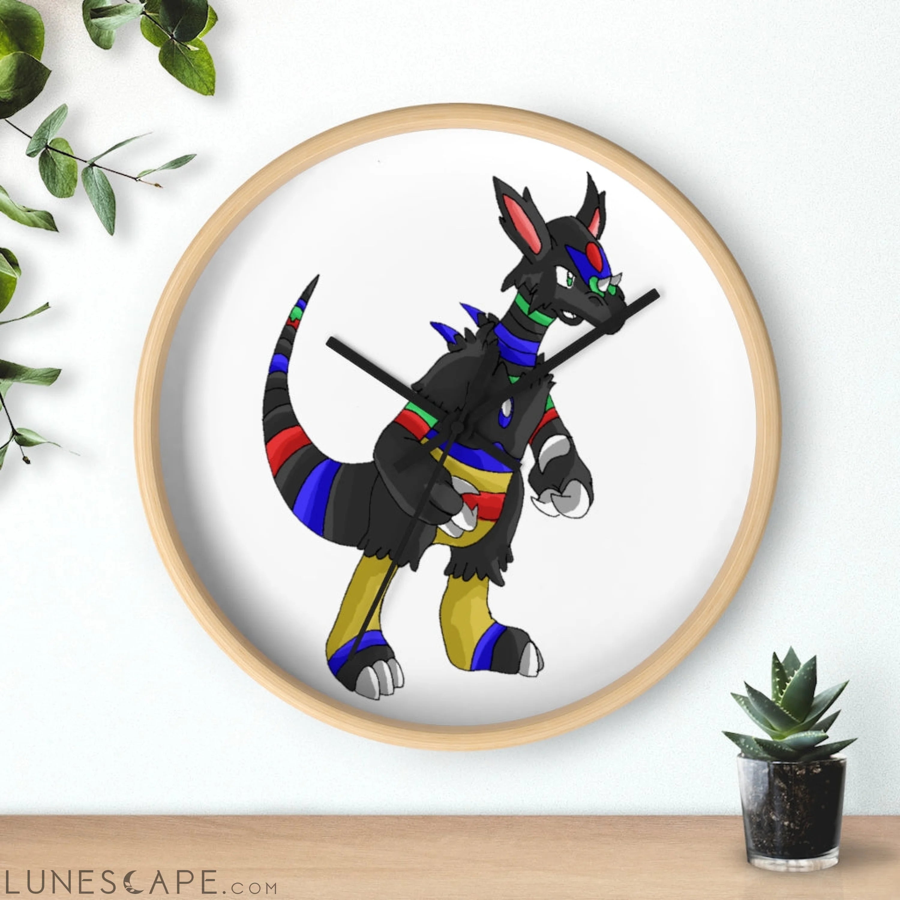 Rocino Wall clock LUNESCAPE