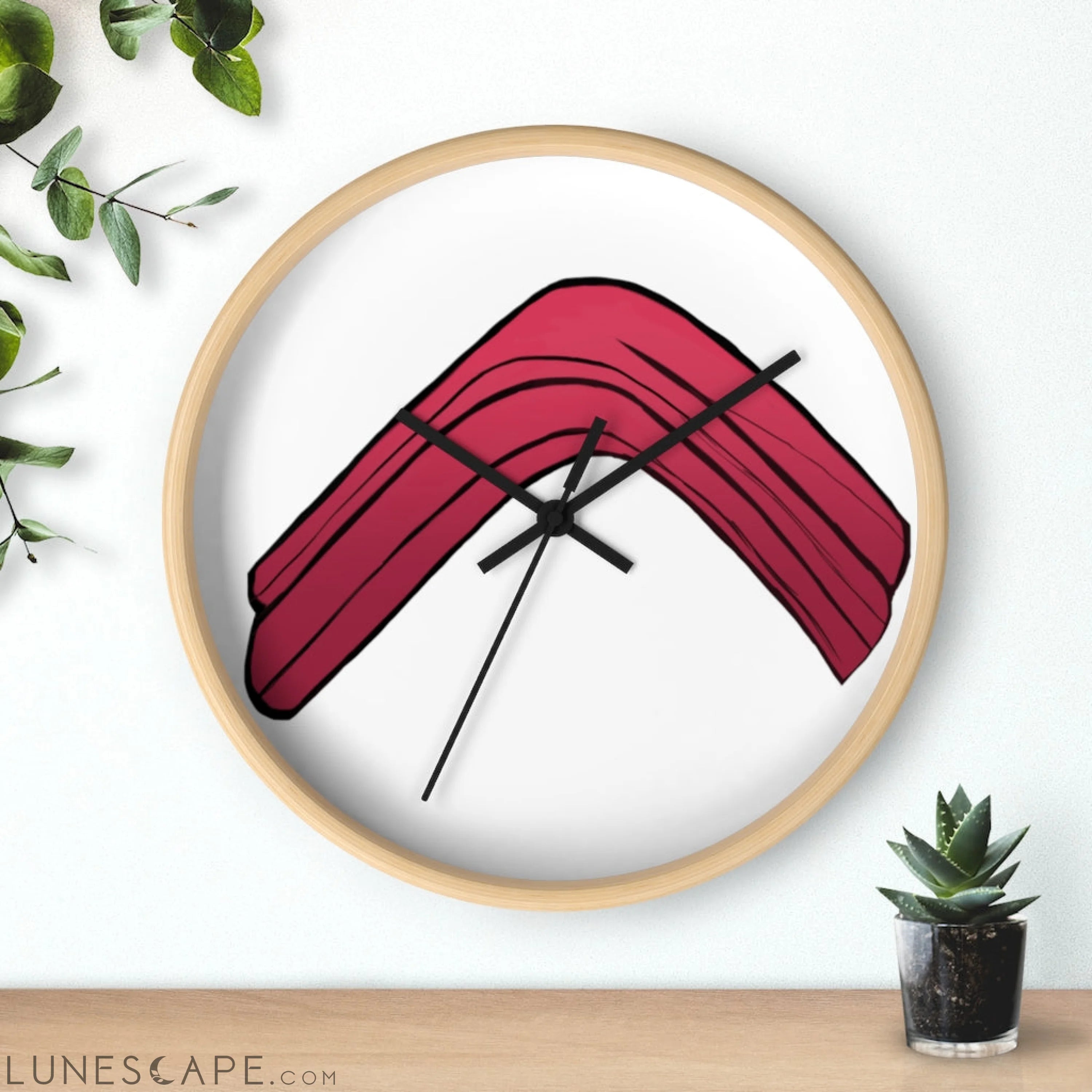 Rock Wall clock LUNESCAPE