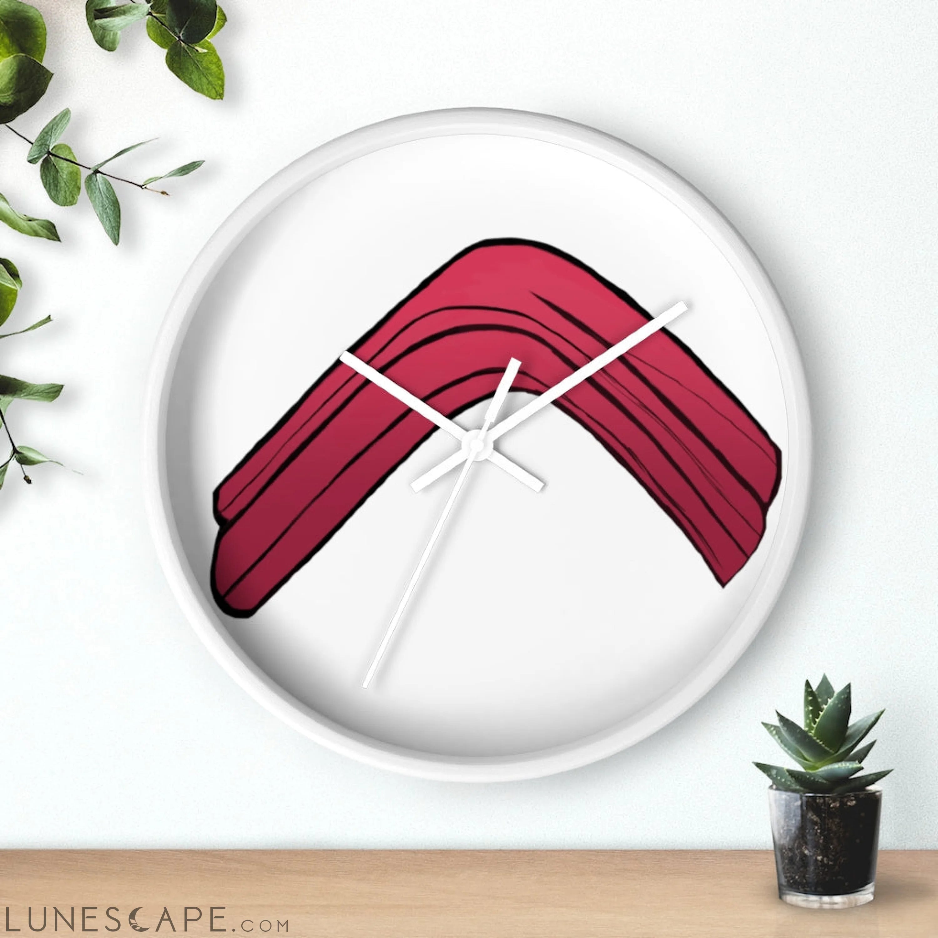 Rock Wall clock LUNESCAPE