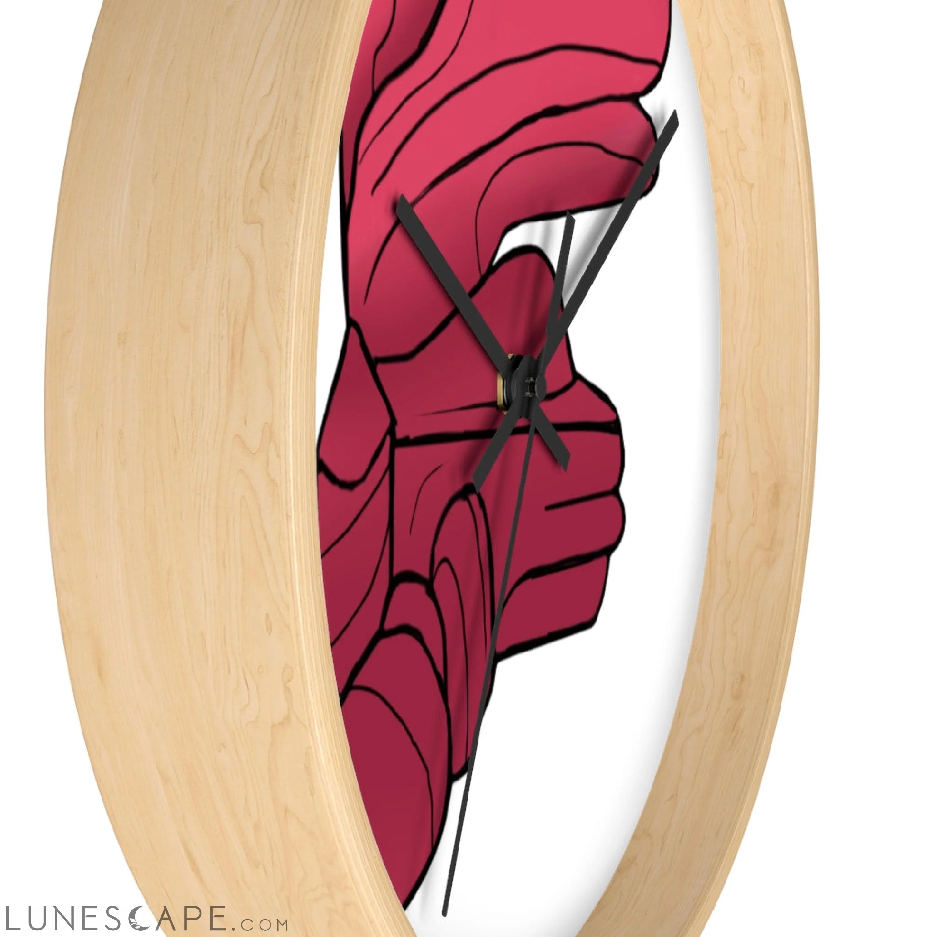 Rock Wall clock LUNESCAPE