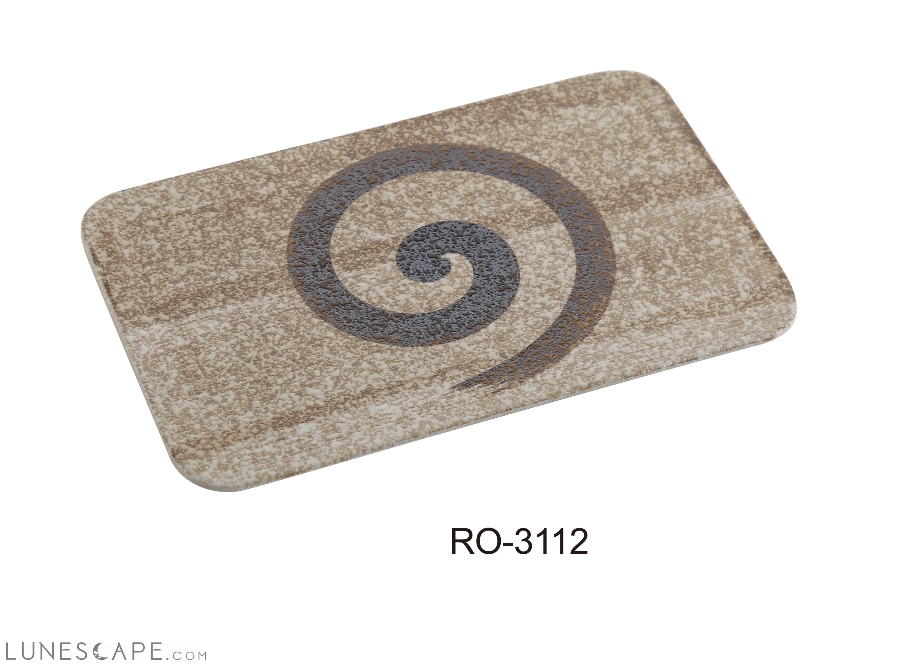 ROCKEYE 11.75" Rectangular Serving Plate LUNESCAPE