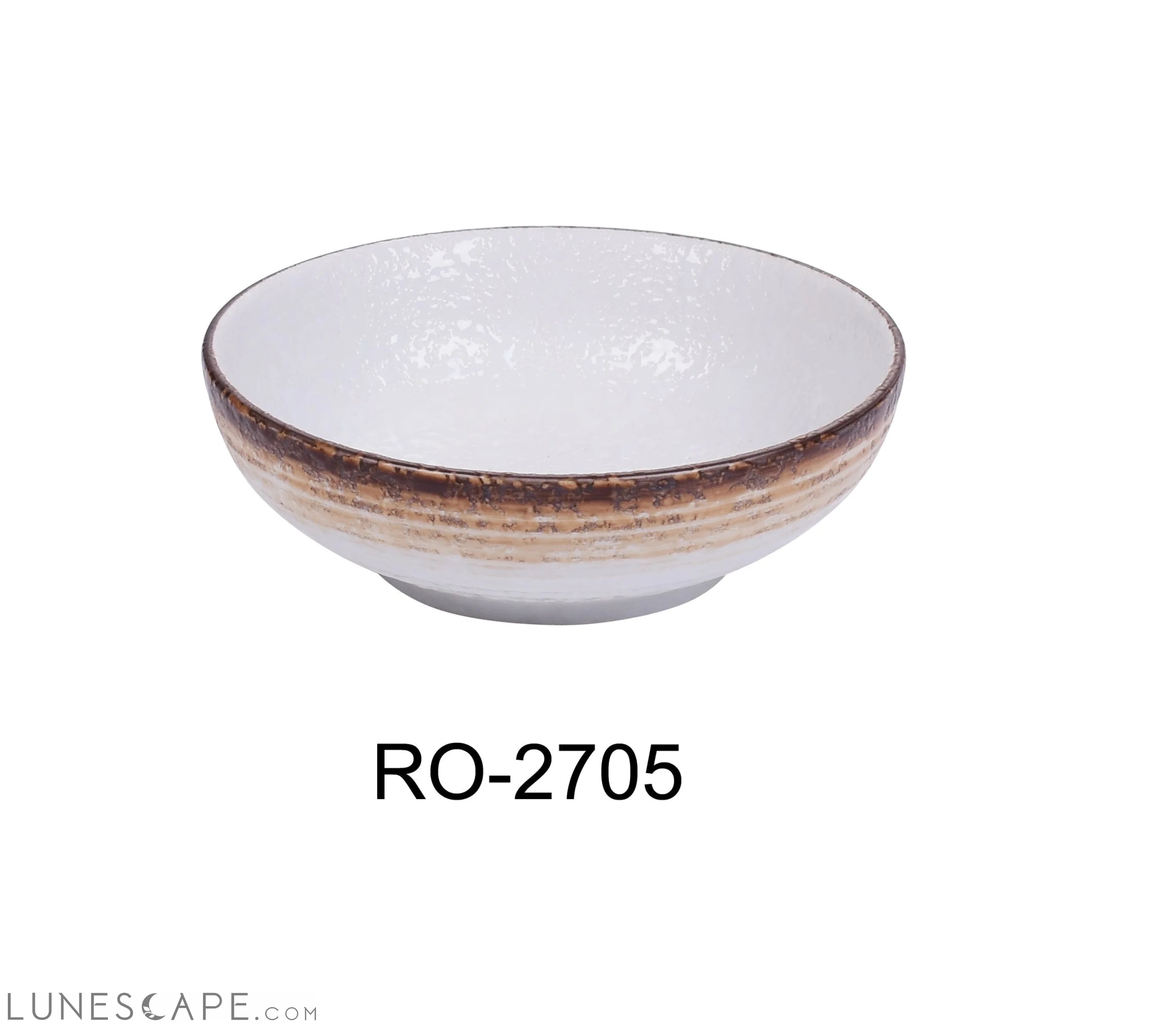 Rockeye-2 5" X 1 3/4" MISO SOUP BOWL 8 OZ LUNESCAPE