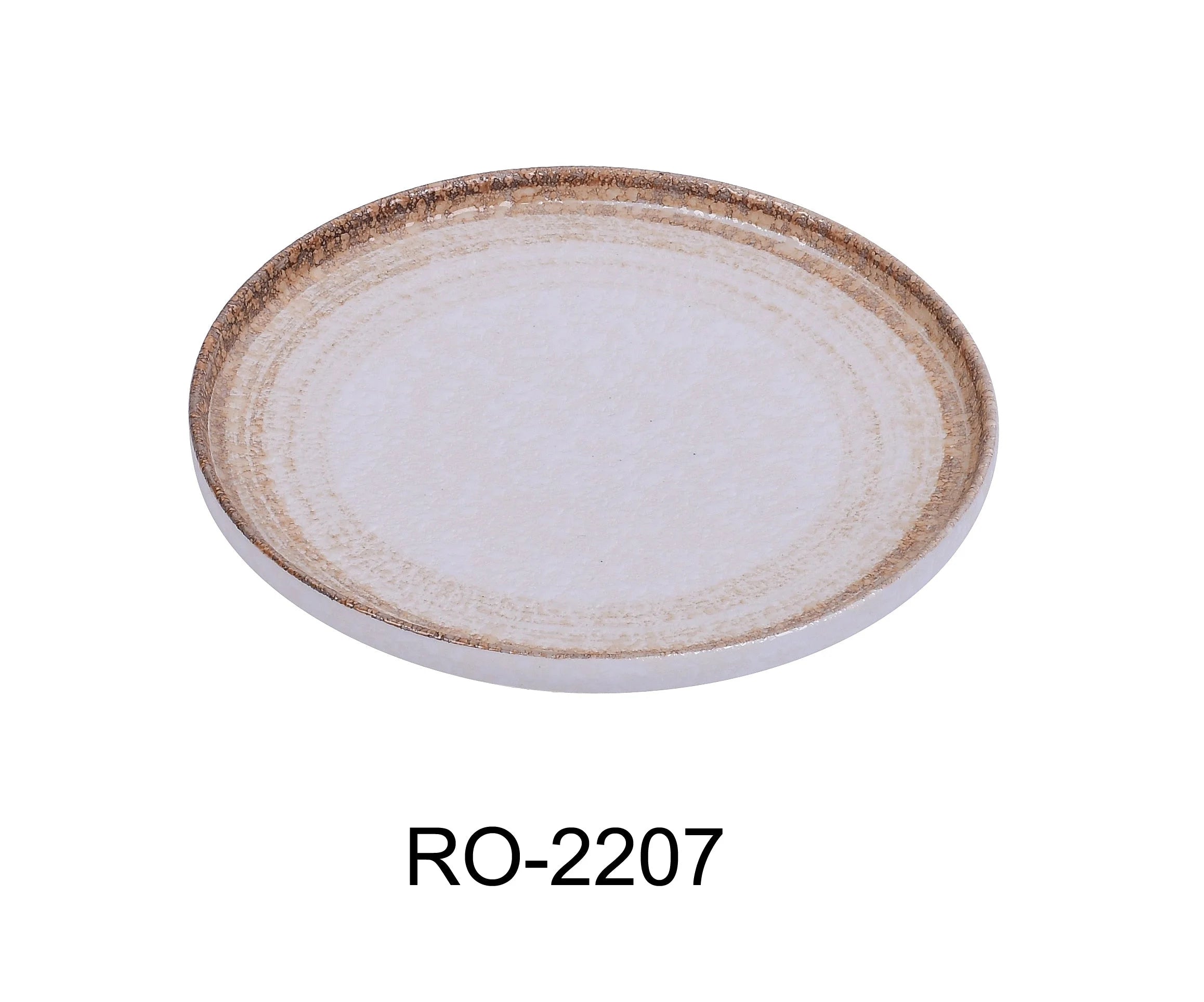 Rockeye-2 7 1/4" X 7/8" ROUND Salad PLATE LUNESCAPE