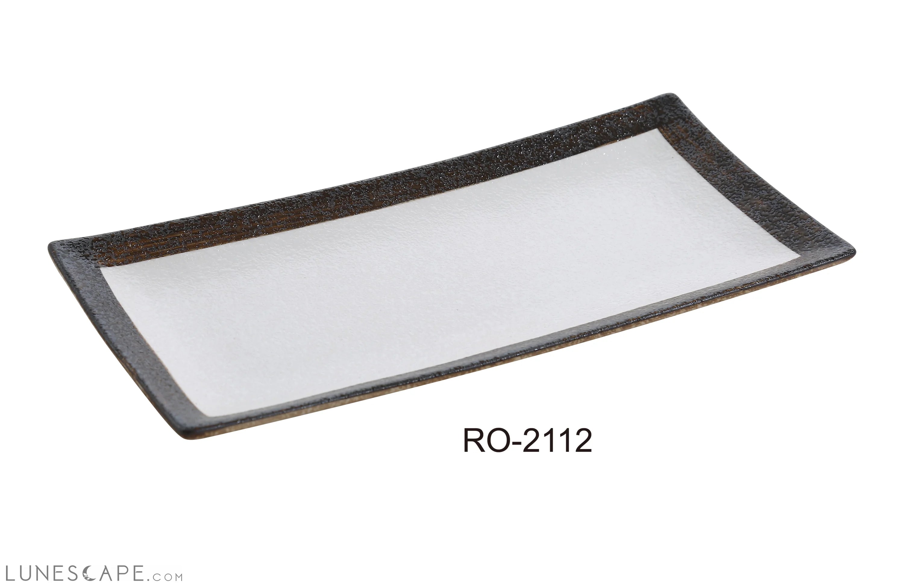 ROCKEYE Collection 11.5" RECTANGULAR Dinner PLATE LUNESCAPE