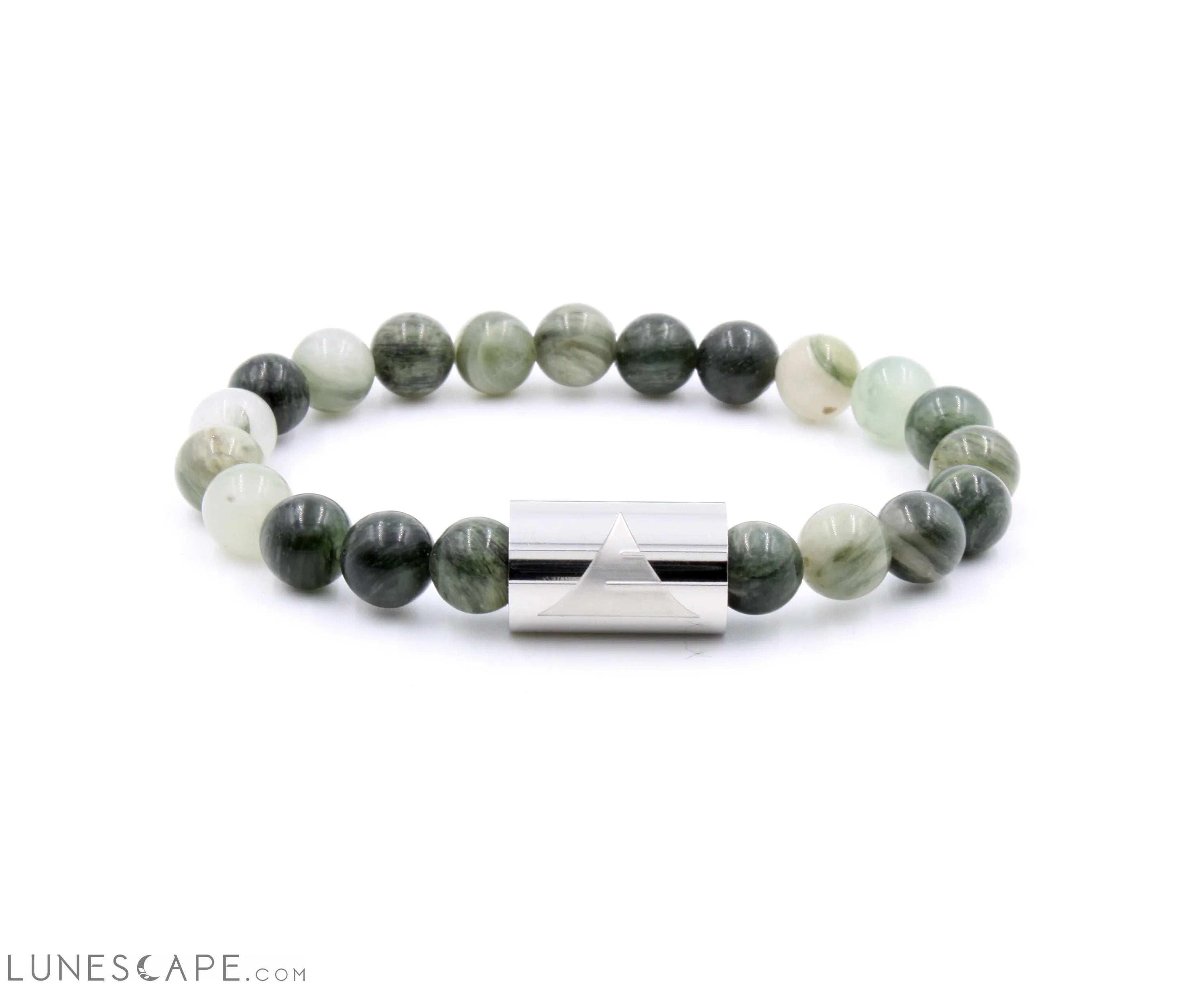 Rocky - Green Line Jasper Bracelet LUNESCAPE