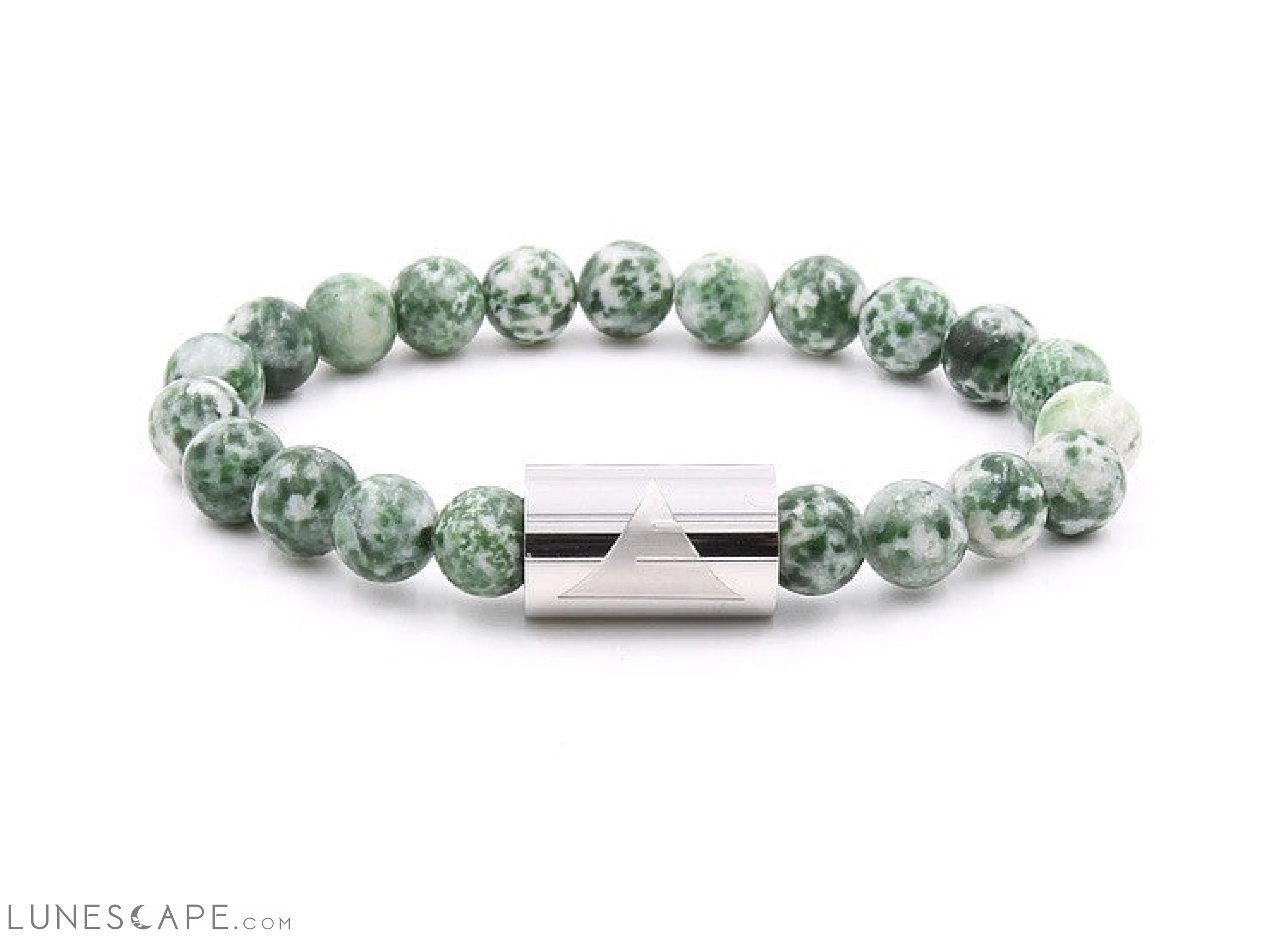 Rocky - Green Tree Agate Bracelet LUNESCAPE