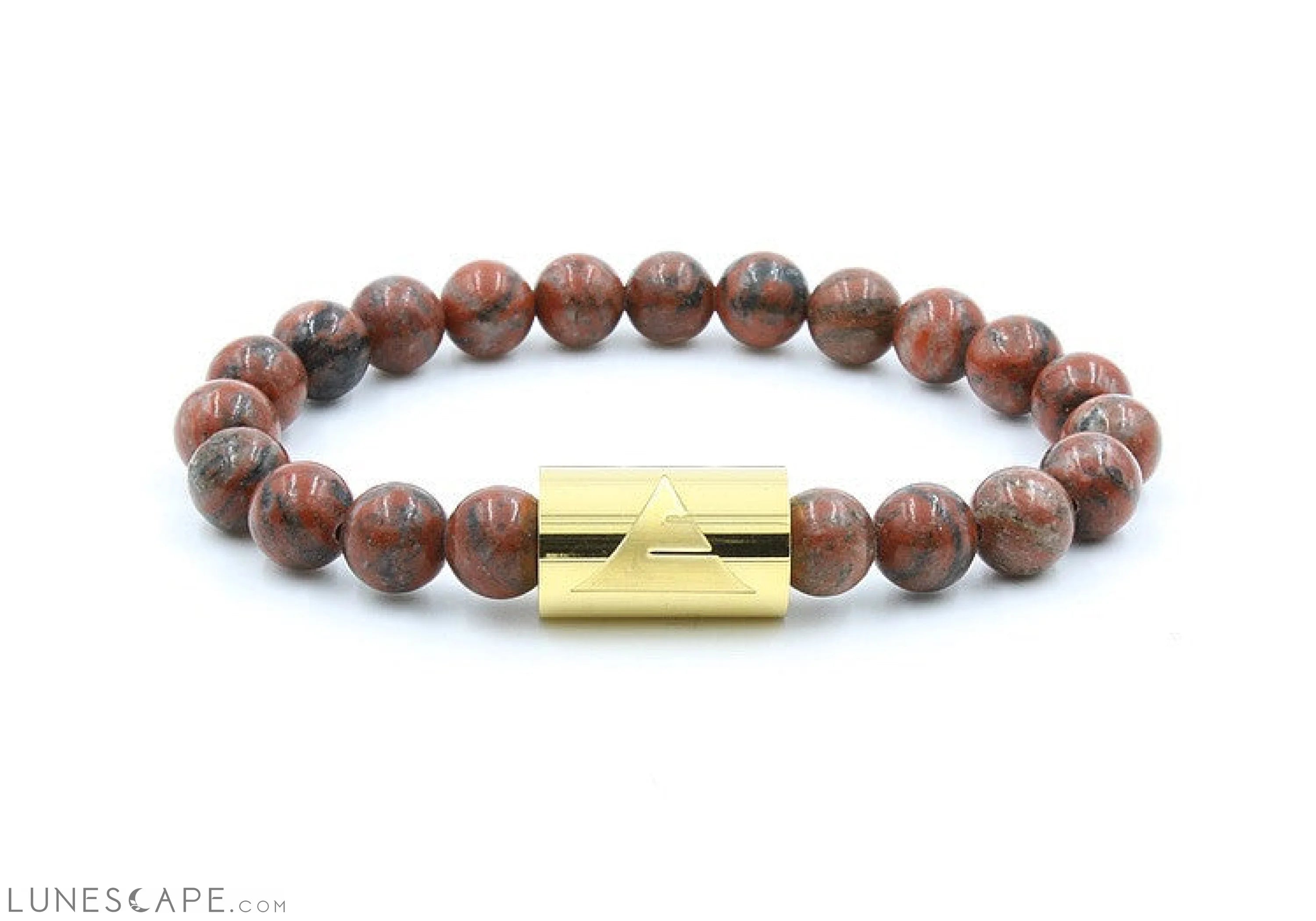 Rocky - Red Sesame Jasper Bracelet LUNESCAPE