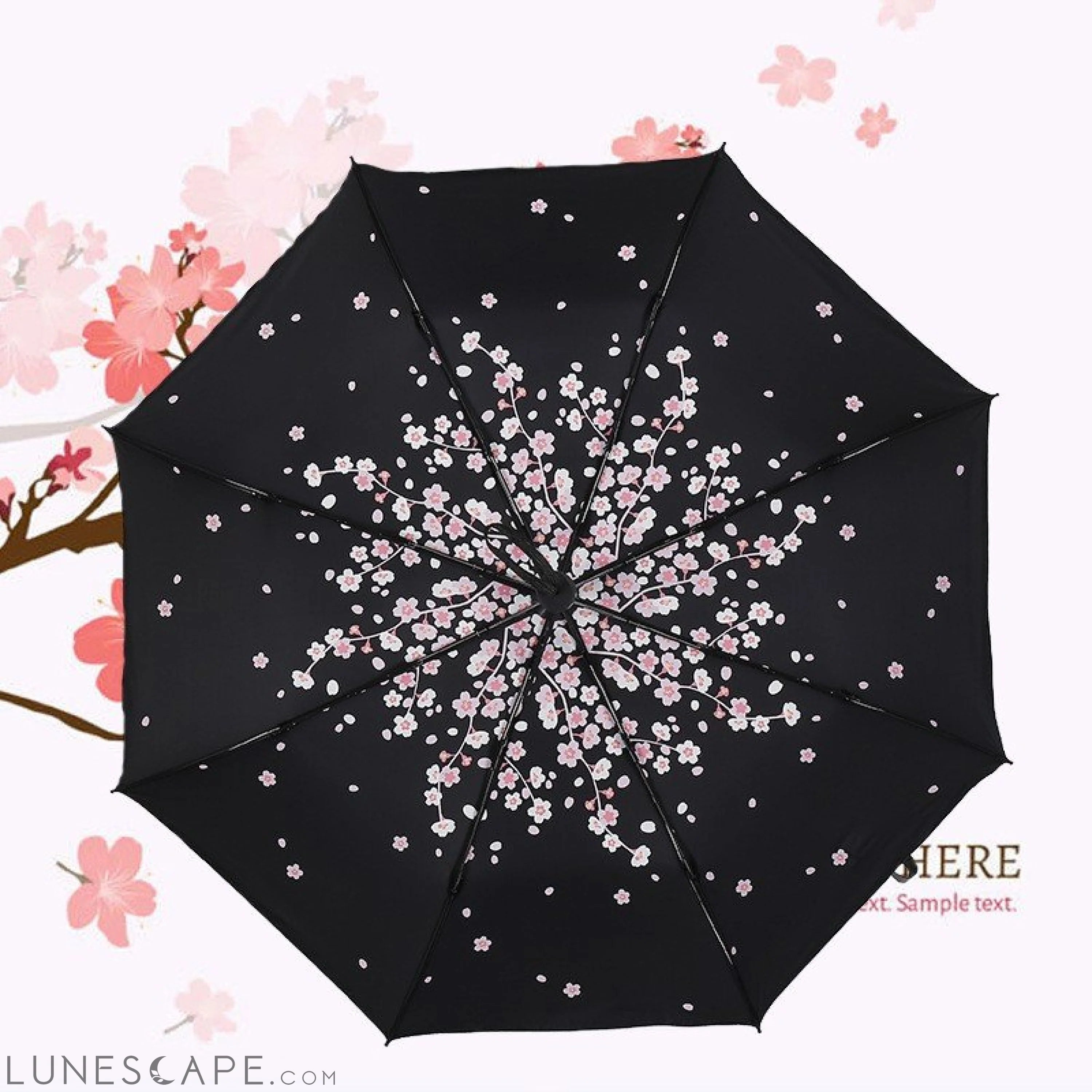 Romantic Sakura Sunny Umbrella LUNESCAPE