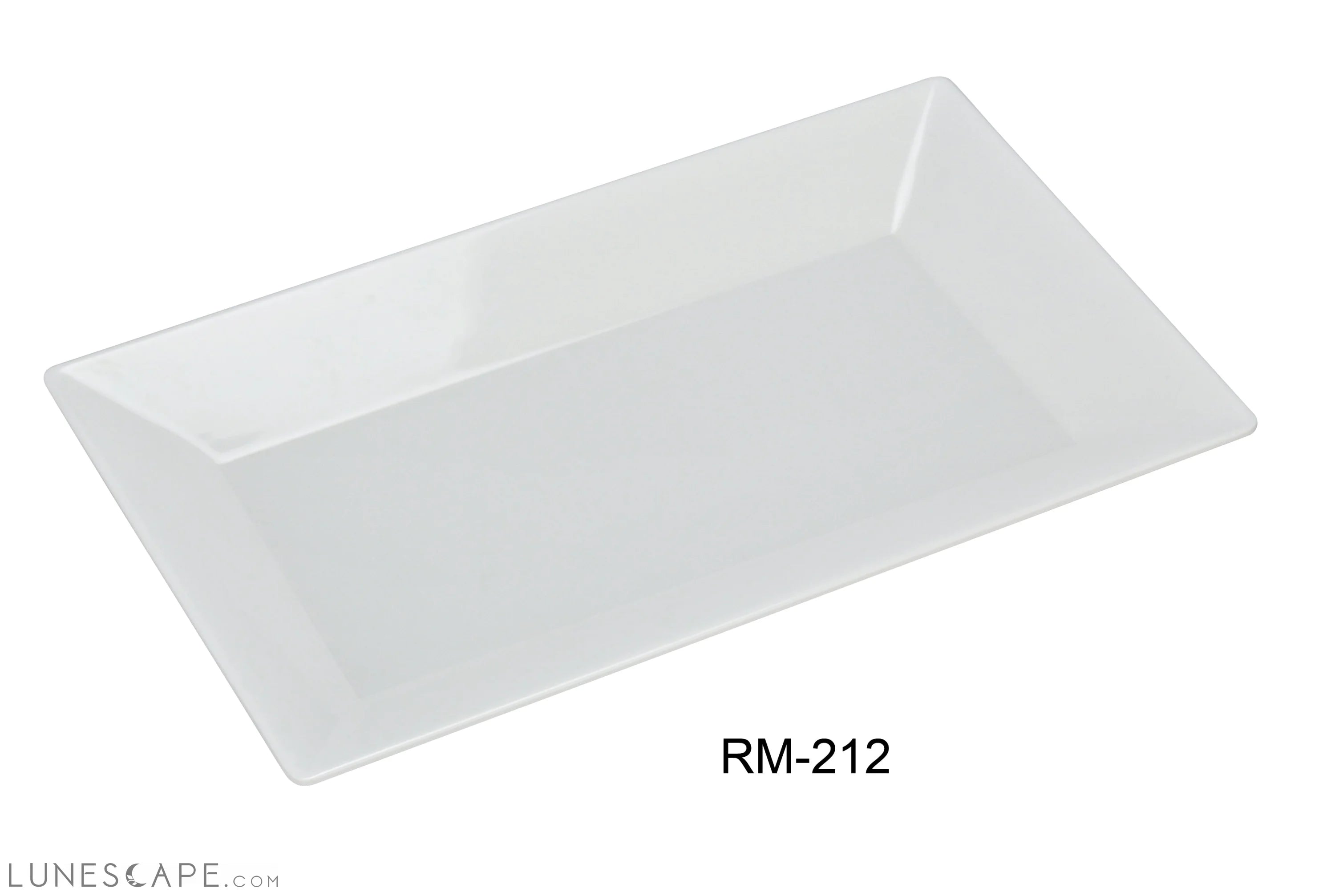 Rome Rectangular Dinner Plate LUNESCAPE