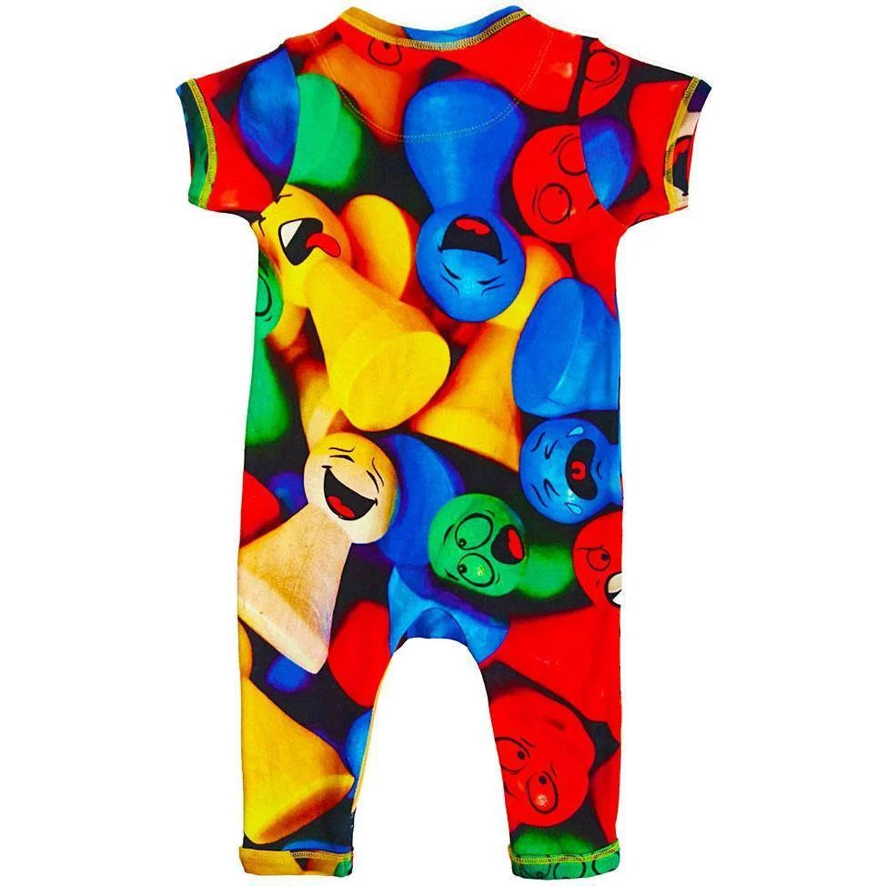 Romper - Full Leg - Game Pieces LUNESCAPE