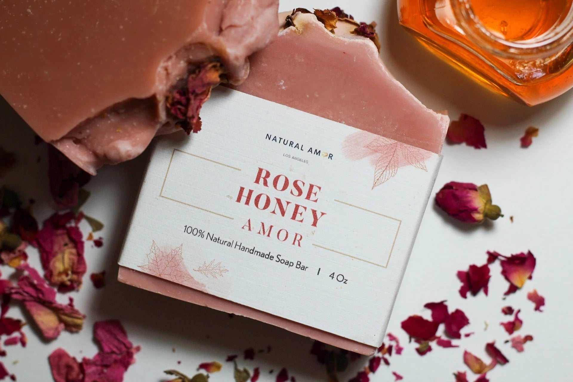 Rose Honey Soap Bar LUNESCAPE
