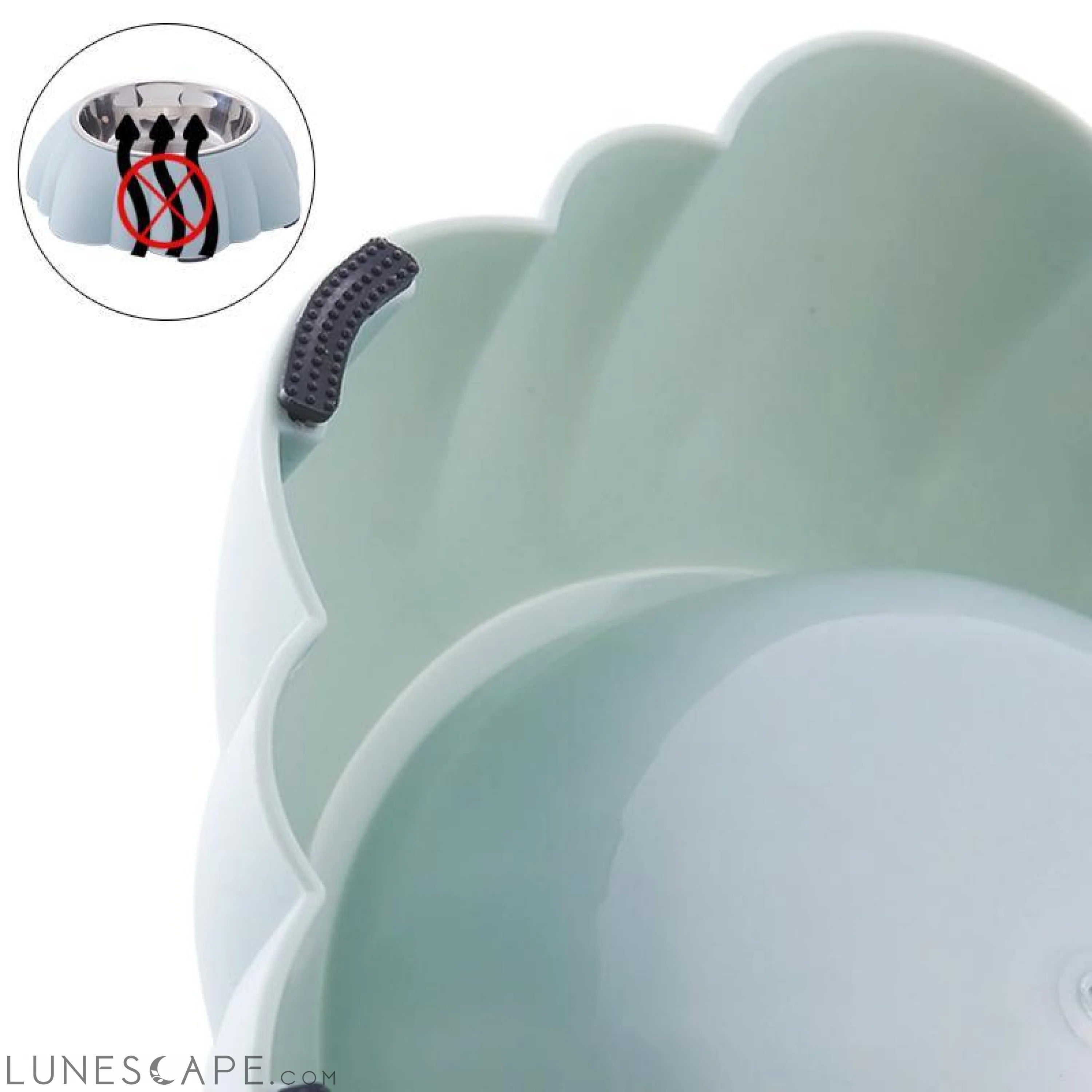 Ruffled Pet Food Bowl LUNESCAPE