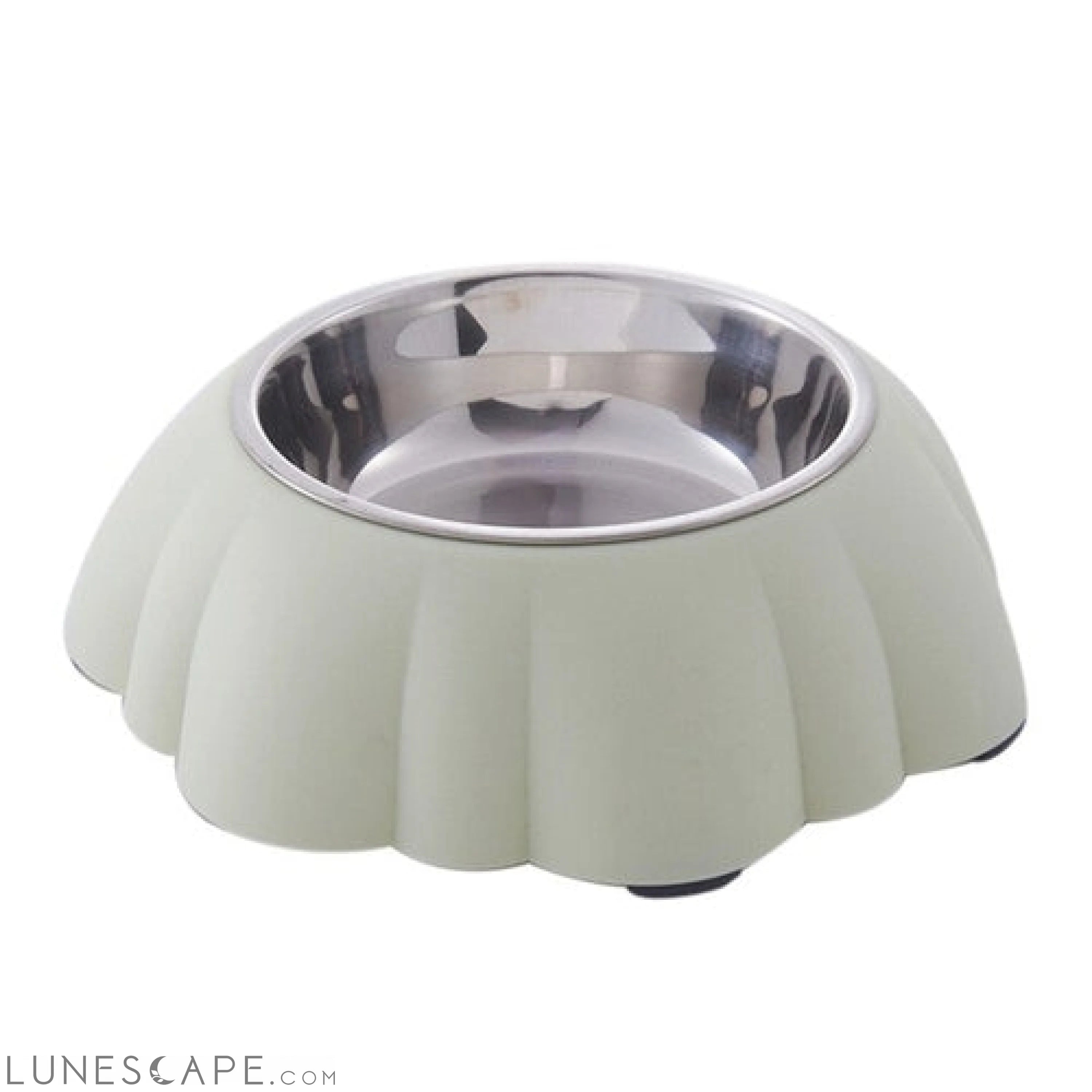 Ruffled Pet Food Bowl LUNESCAPE