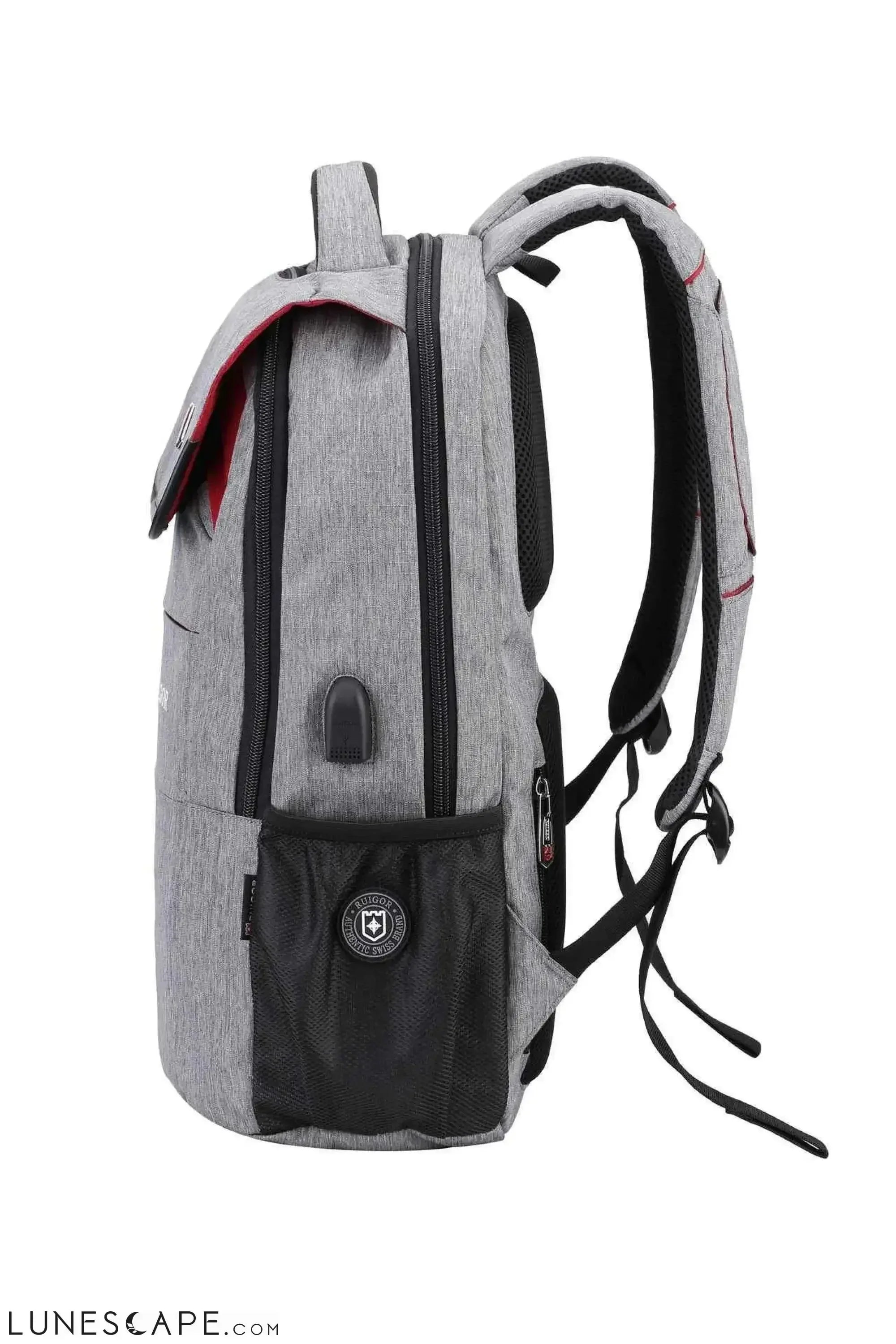 RUIGOR CITY 64 Laptop Backpack Grey LUNESCAPE