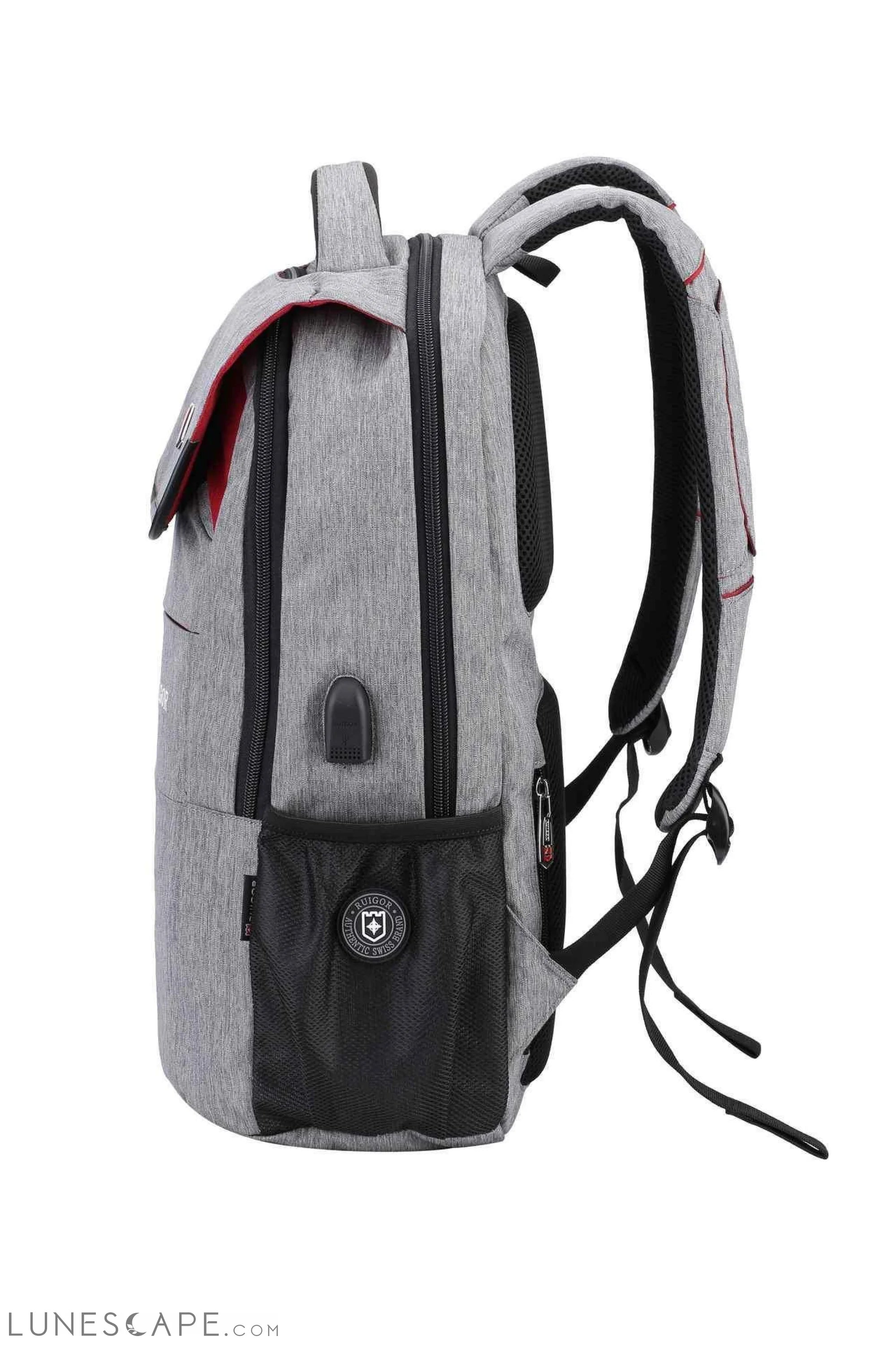 RUIGOR CITY 64 Laptop Backpack Grey LUNESCAPE