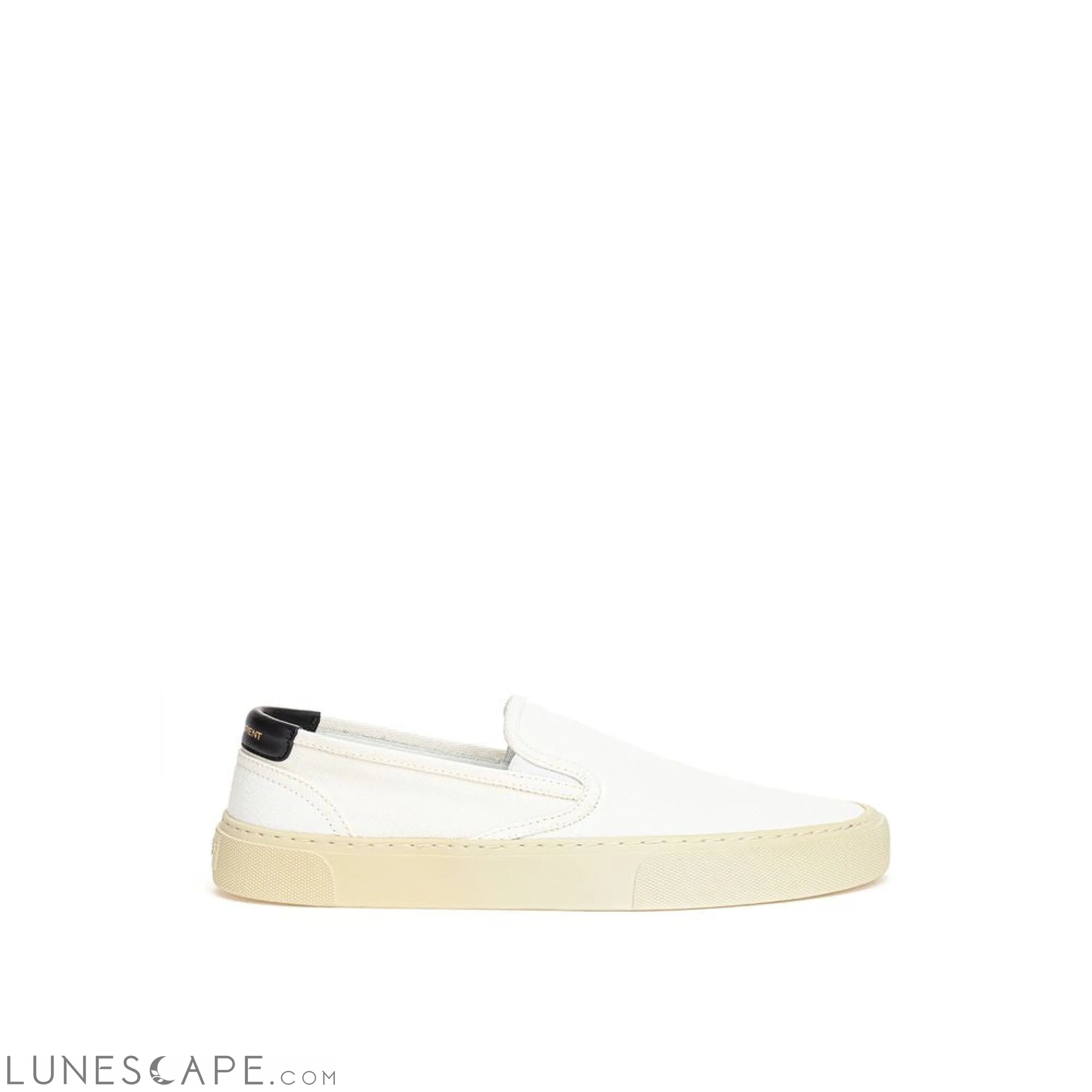 Saint Laurent White Cotton Sneaker LUNESCAPE