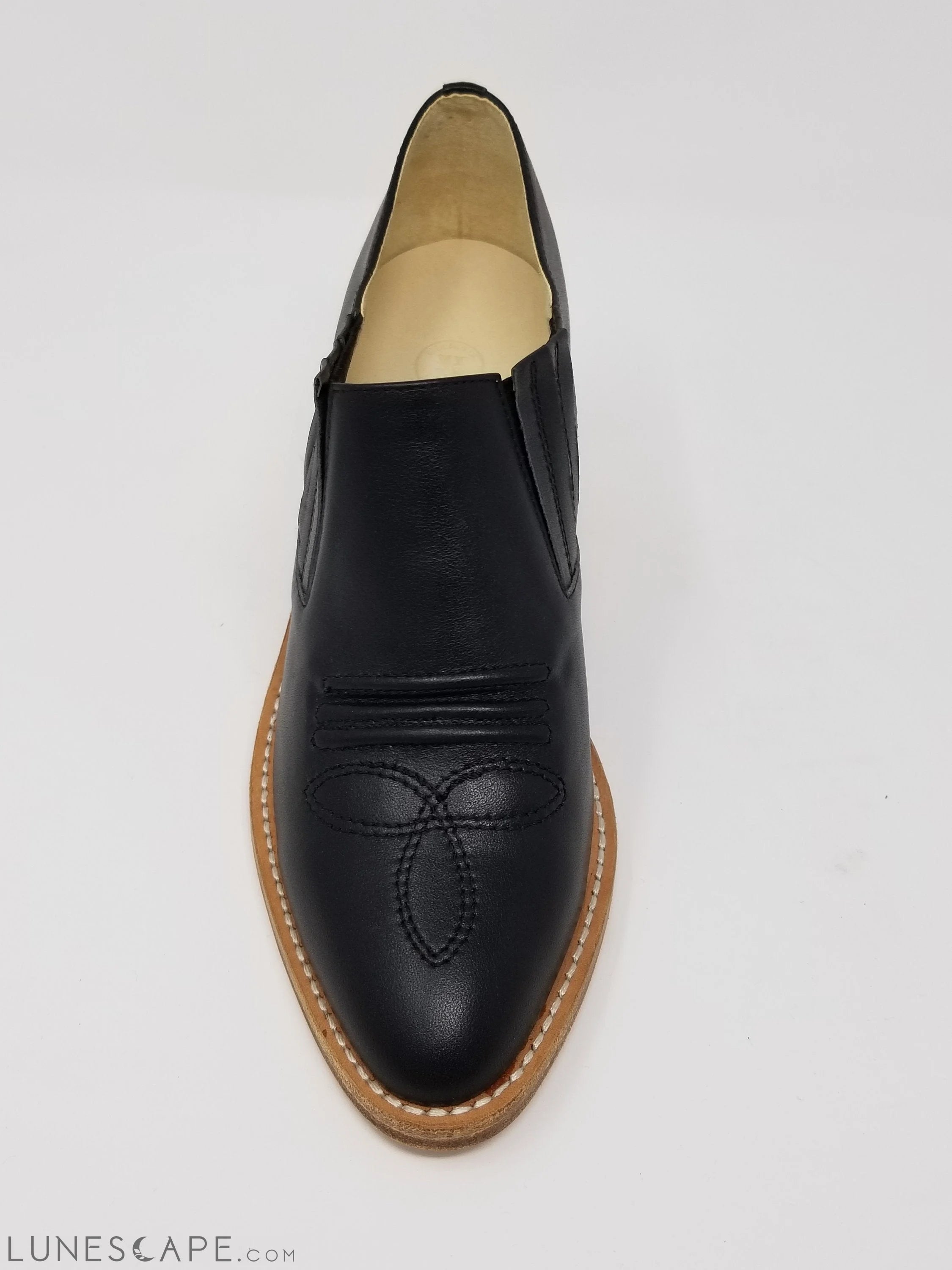 Santa Ana Ponted-Toe Womens Brogue Loafer LUNESCAPE