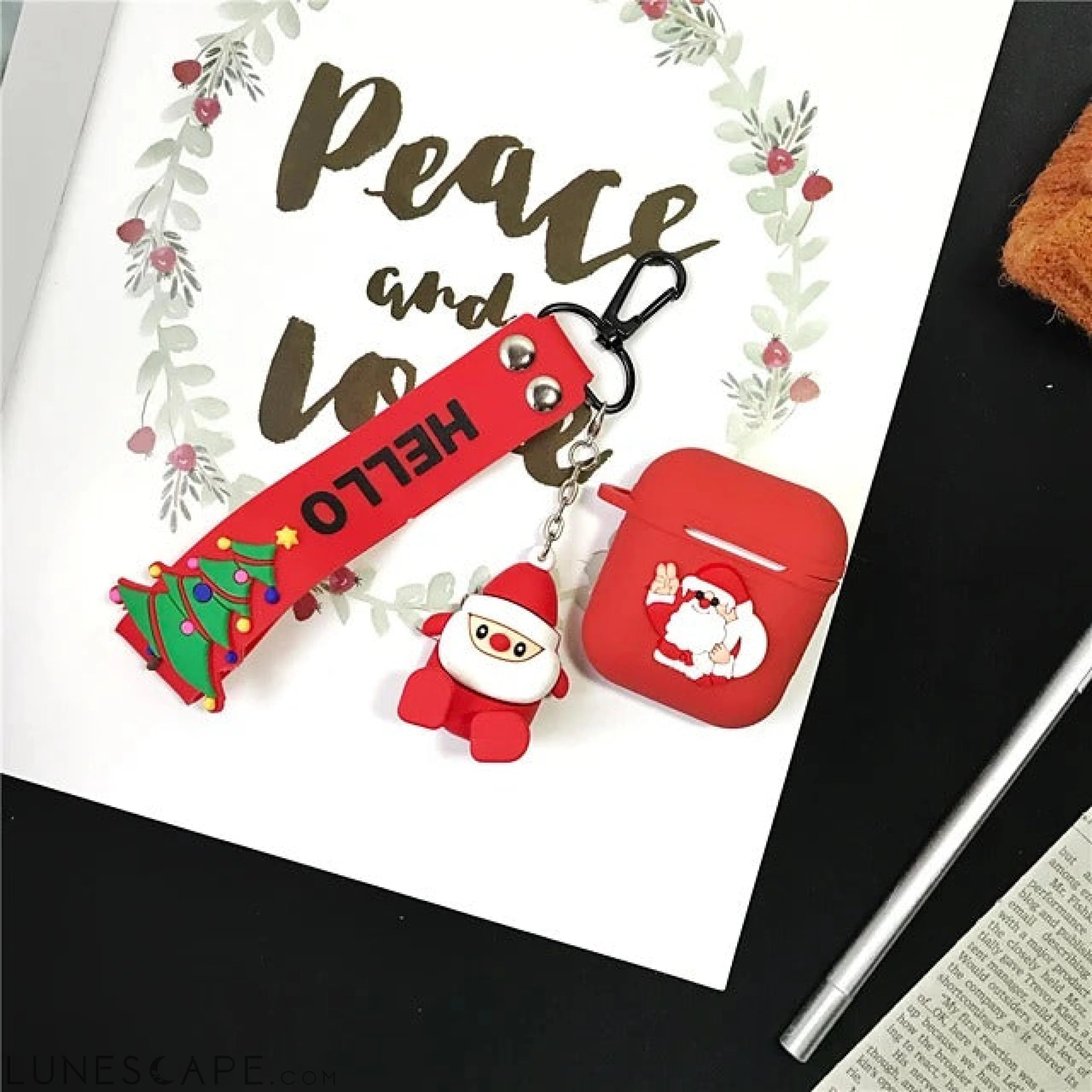 Santa Claus AirPods Headphone Case LUNESCAPE