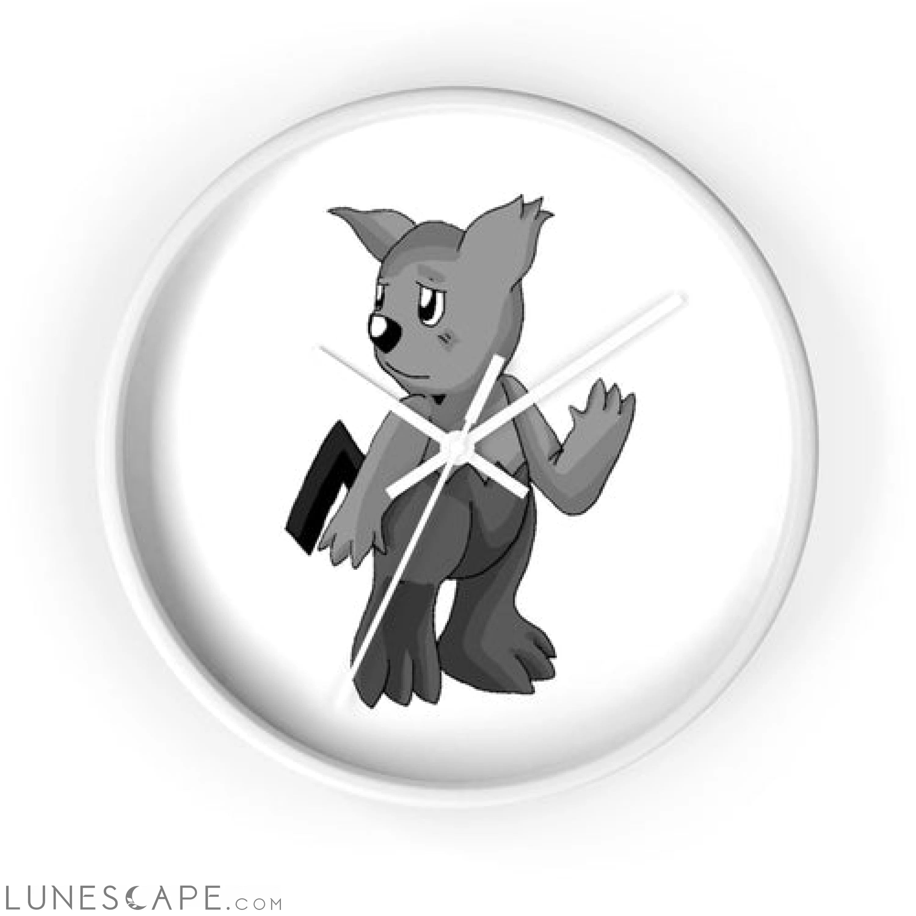 Sarcoot Wall clock LUNESCAPE