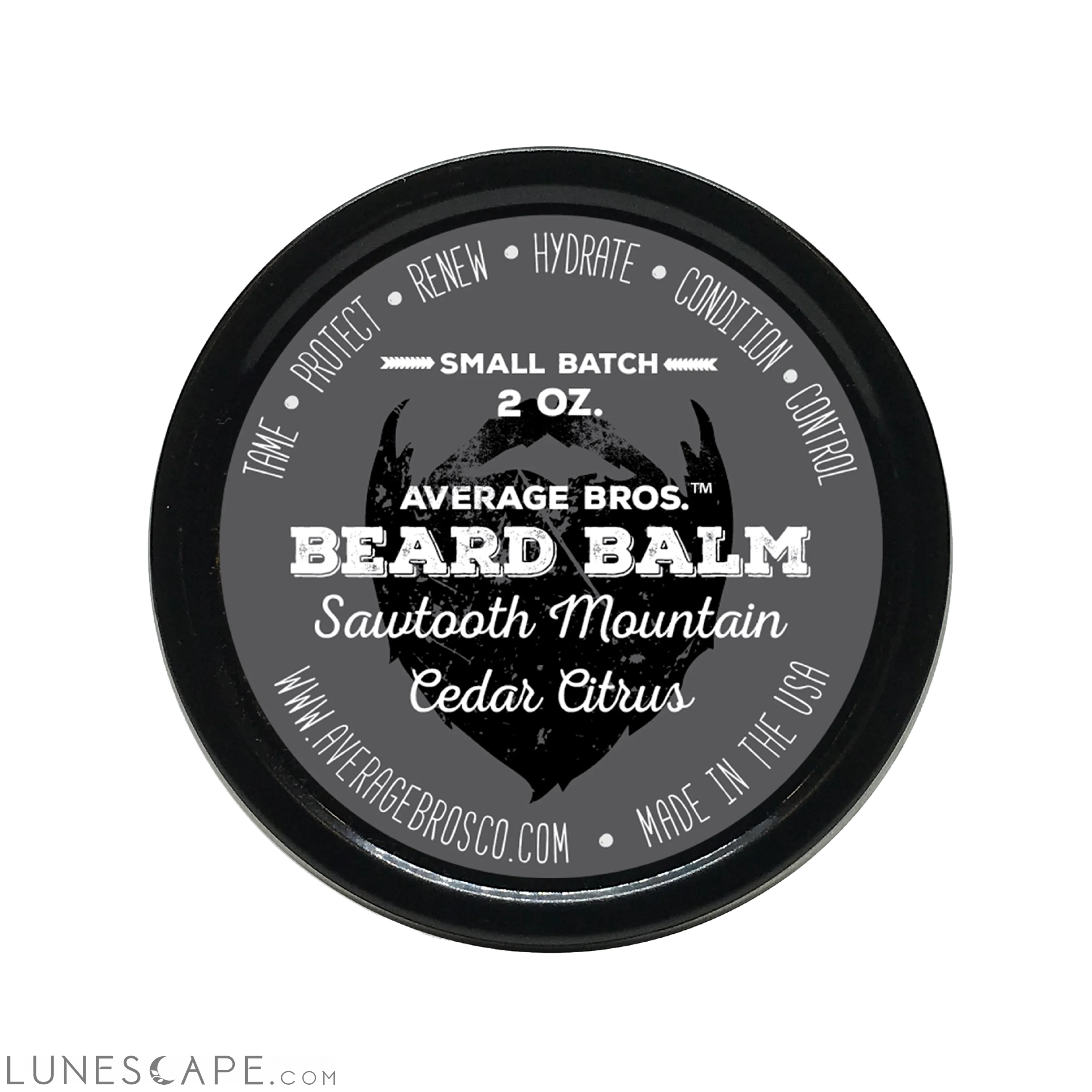 Sawtooth Mountain Cedar Citrus - Beard Balm LUNESCAPE