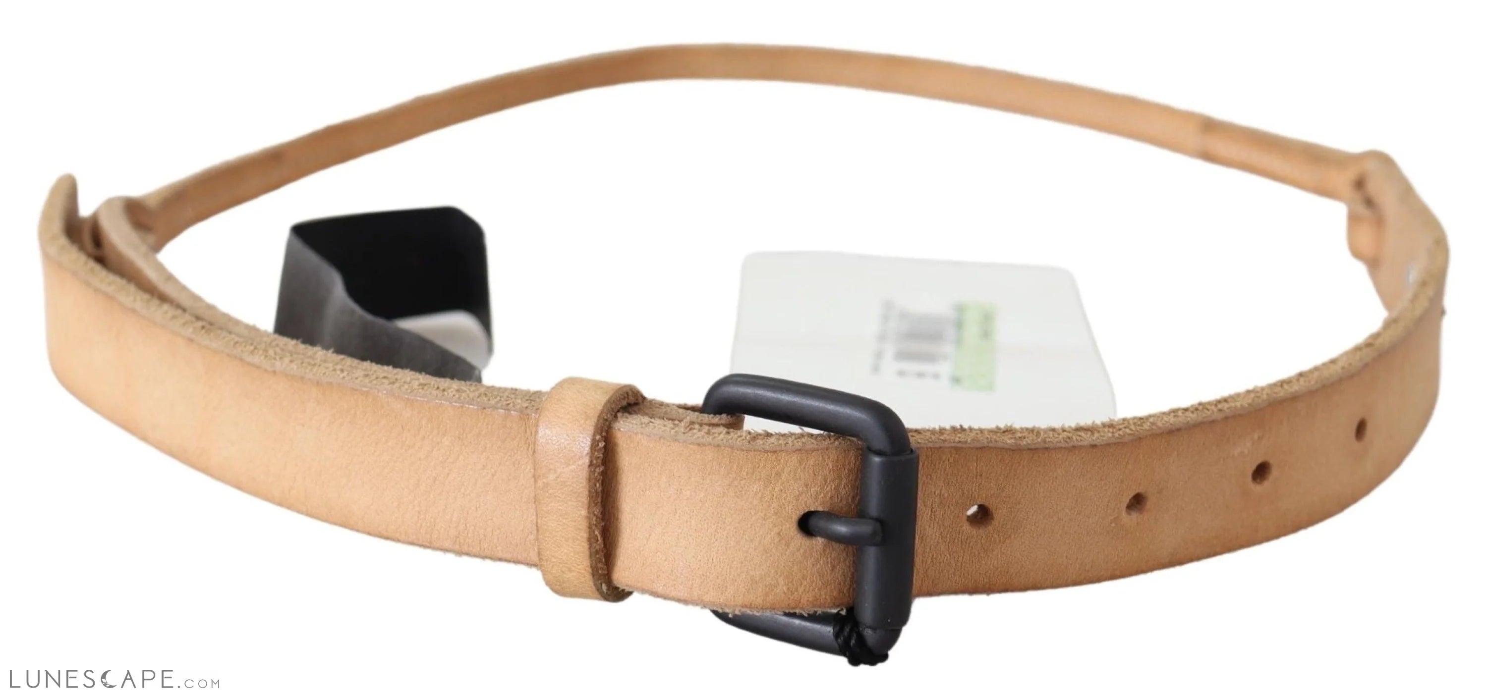 Scervino Street Elegant Brown Leather Fashion Belt LUNESCAPE