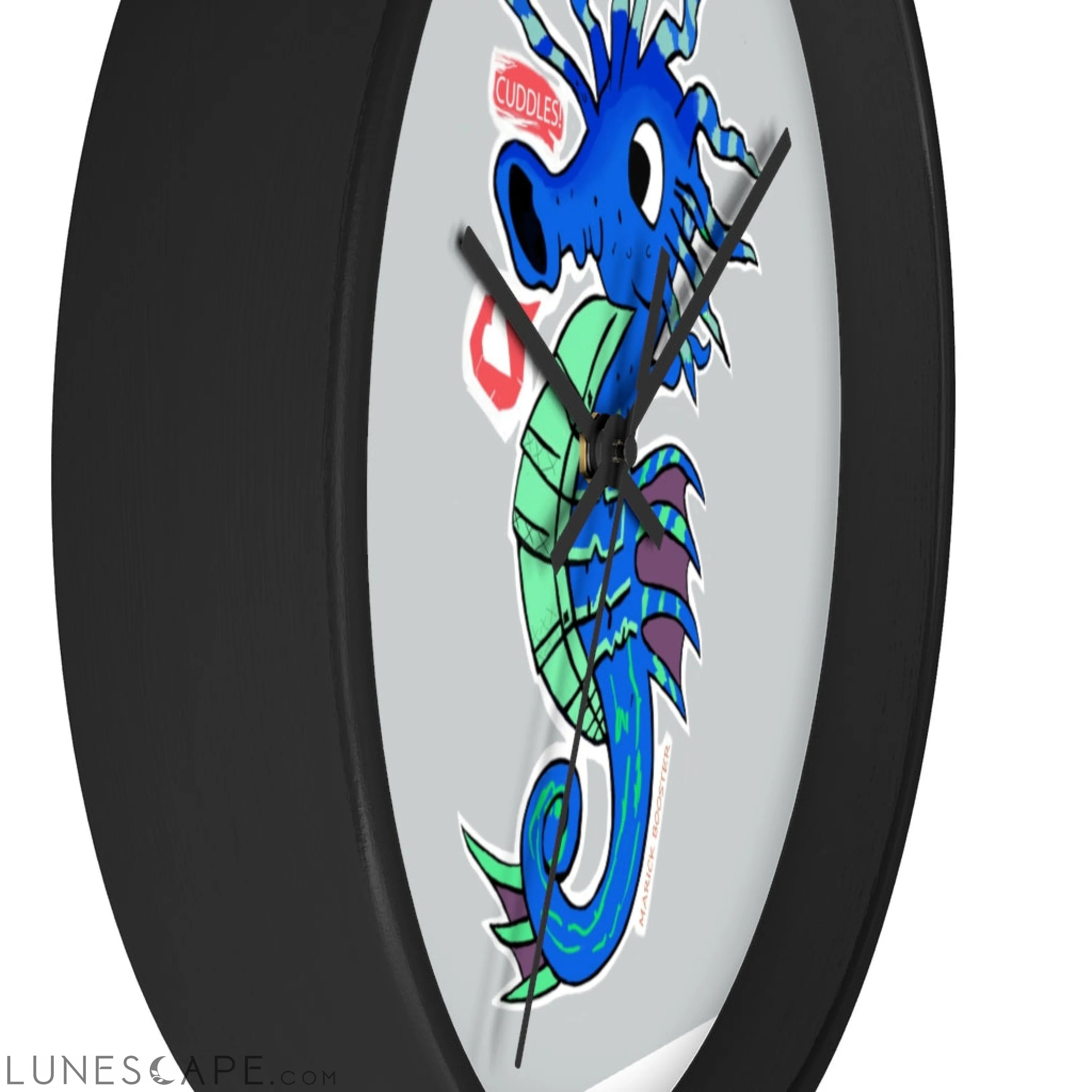 Seahorse Wall clock LUNESCAPE