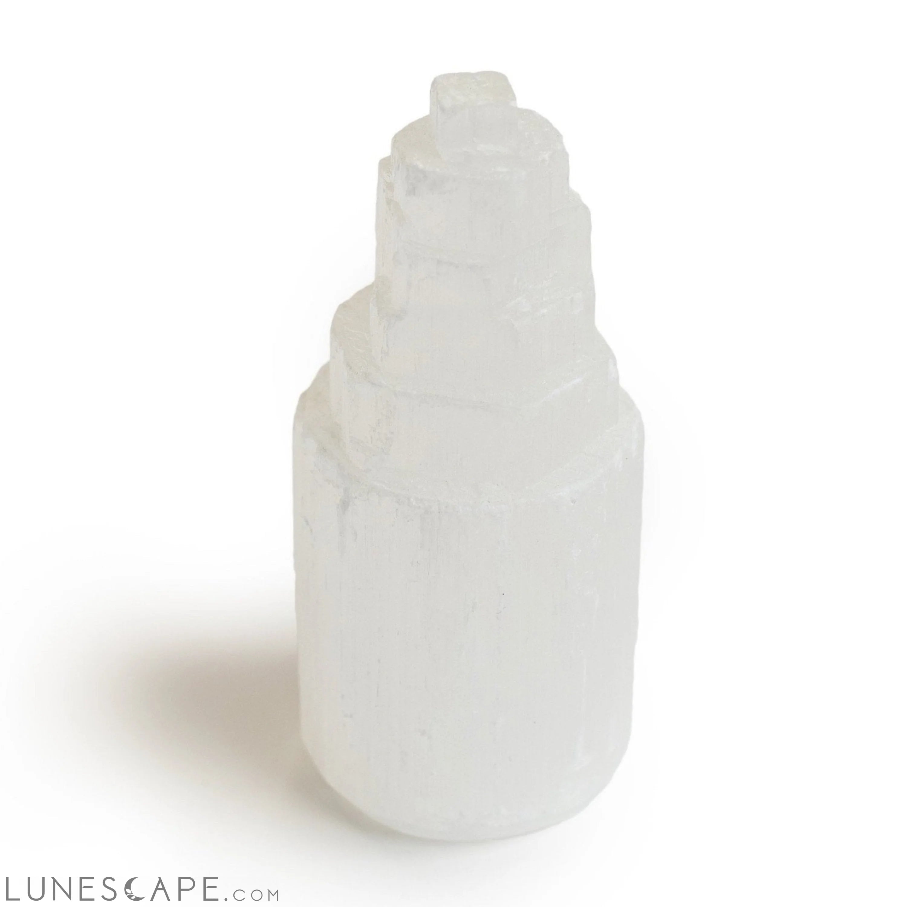 Selenite Cleansing Tower - 4" LUNESCAPE